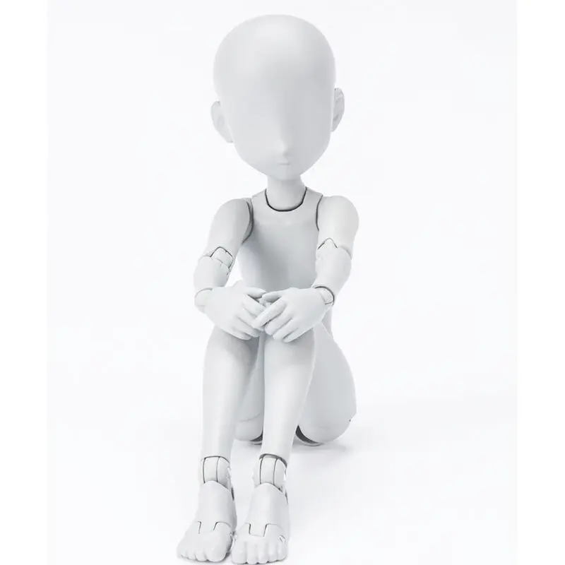 S.H. Figuarts Actionfigur Body Chan Ken Sugimori Edition DX Set (Gray Color Ver.) 13 cm Produktfoto