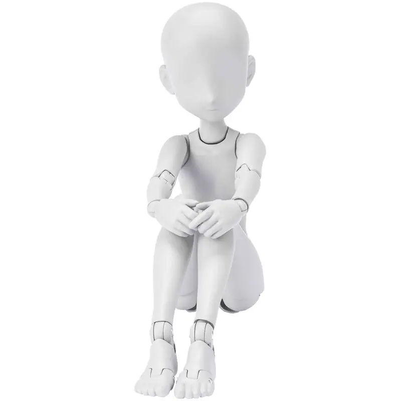 S.H. Figuarts Actionfigur Body Chan Ken Sugimori Edition DX Set (Gray Color Ver.) 13 cm Produktfoto