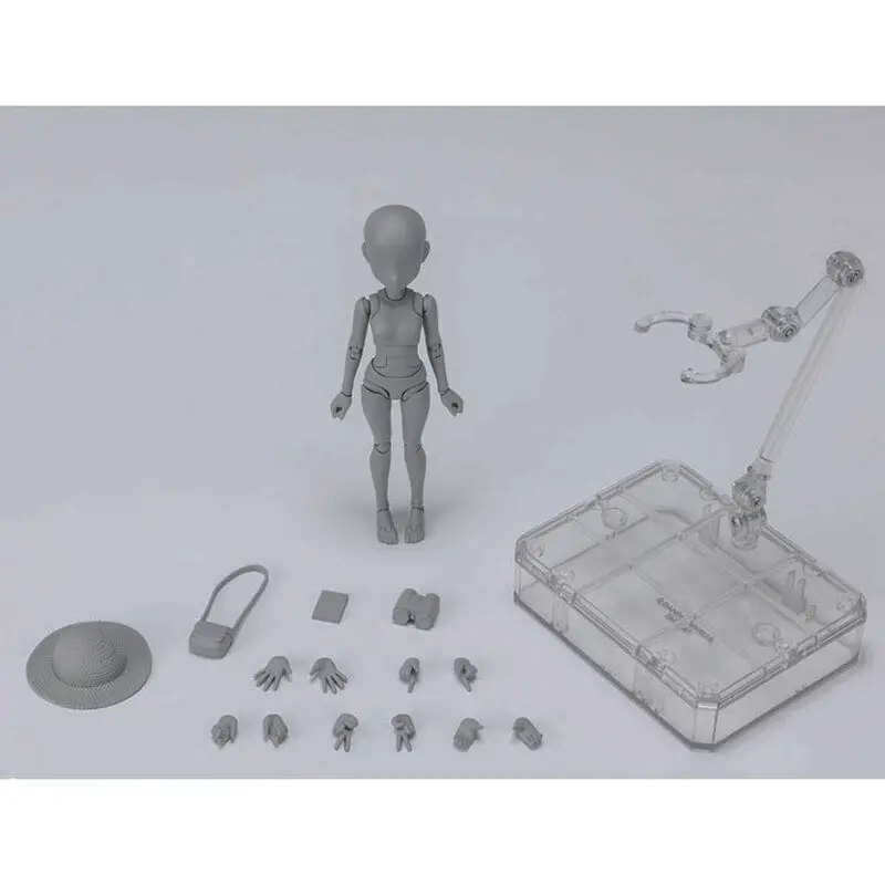S.H. Figuarts Actionfigur Body Chan Ken Sugimori Edition DX Set (Gray Color Ver.) 13 cm Produktfoto