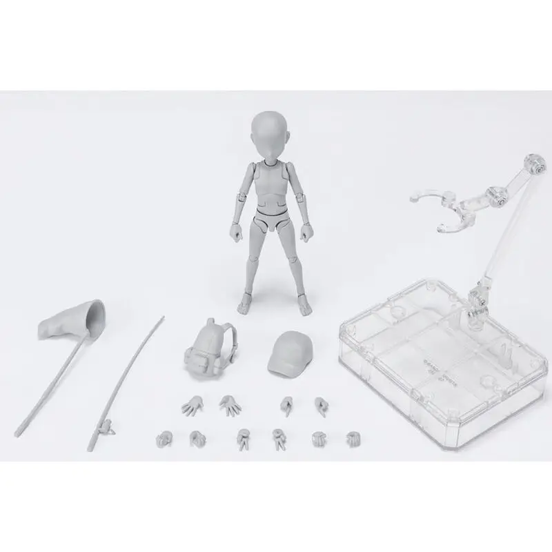 S.H. Figuarts Actionfigur Body Kun Ken Sugimori Edition DX Set (Gray Color Ver.) 13 cm Produktfoto