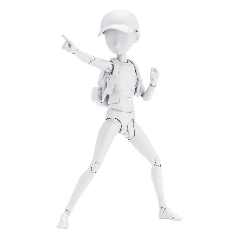 S.H. Figuarts Actionfigur Body Kun Ken Sugimori Edition DX Set (Gray Color Ver.) 13 cm Produktfoto