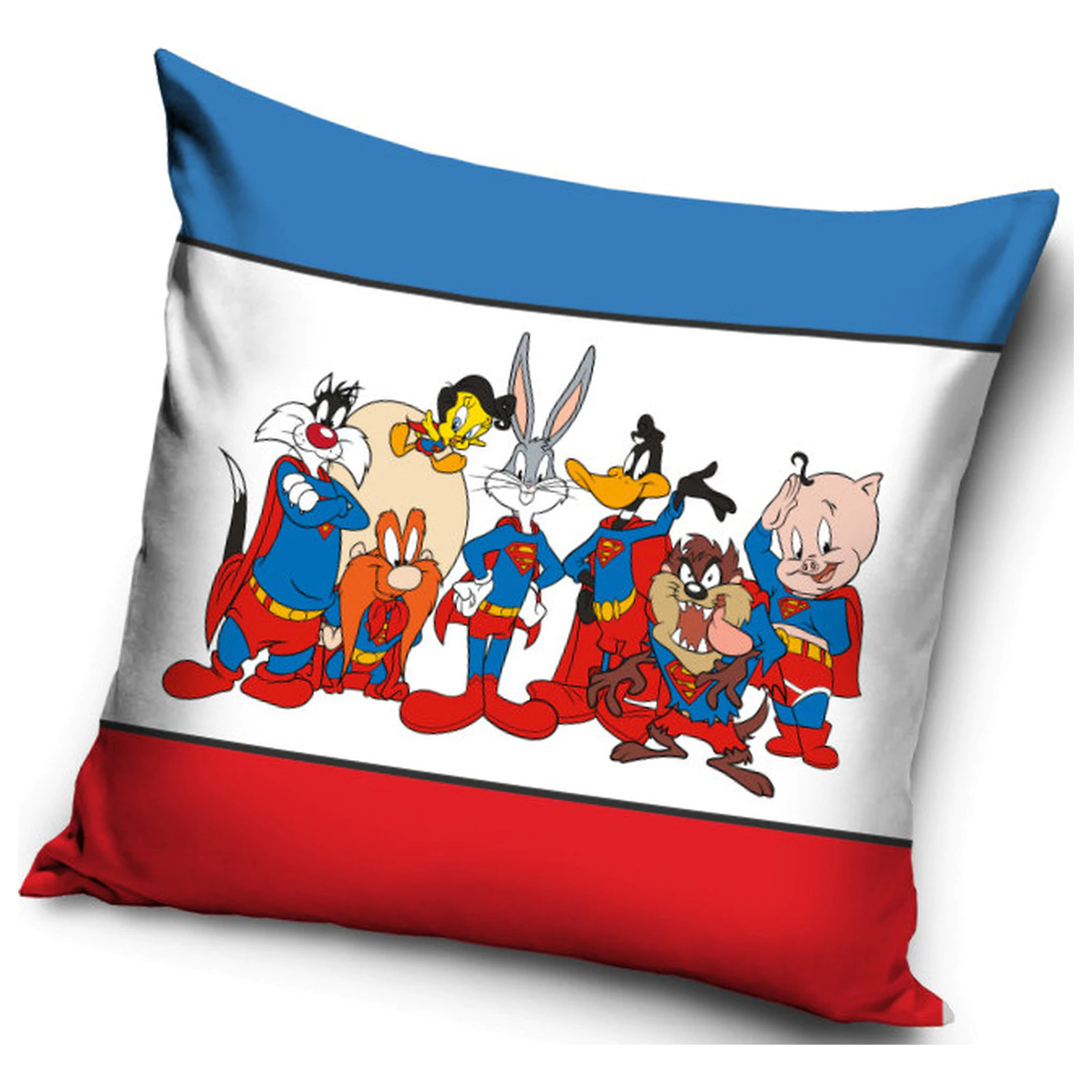 Looney Tunes Super Hero Kissenbezug Produktfoto