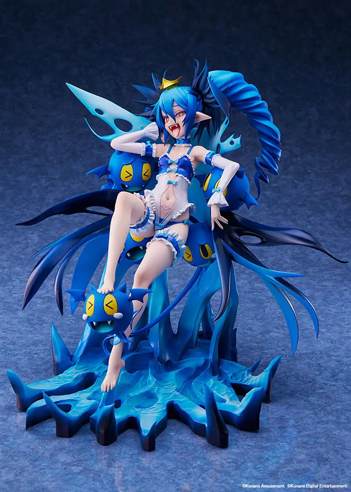 Bombergirl PVC Statue 1/7 Aqua Lewysia Aquablue Vampire Negligee Ver. 25 cm termékfotó