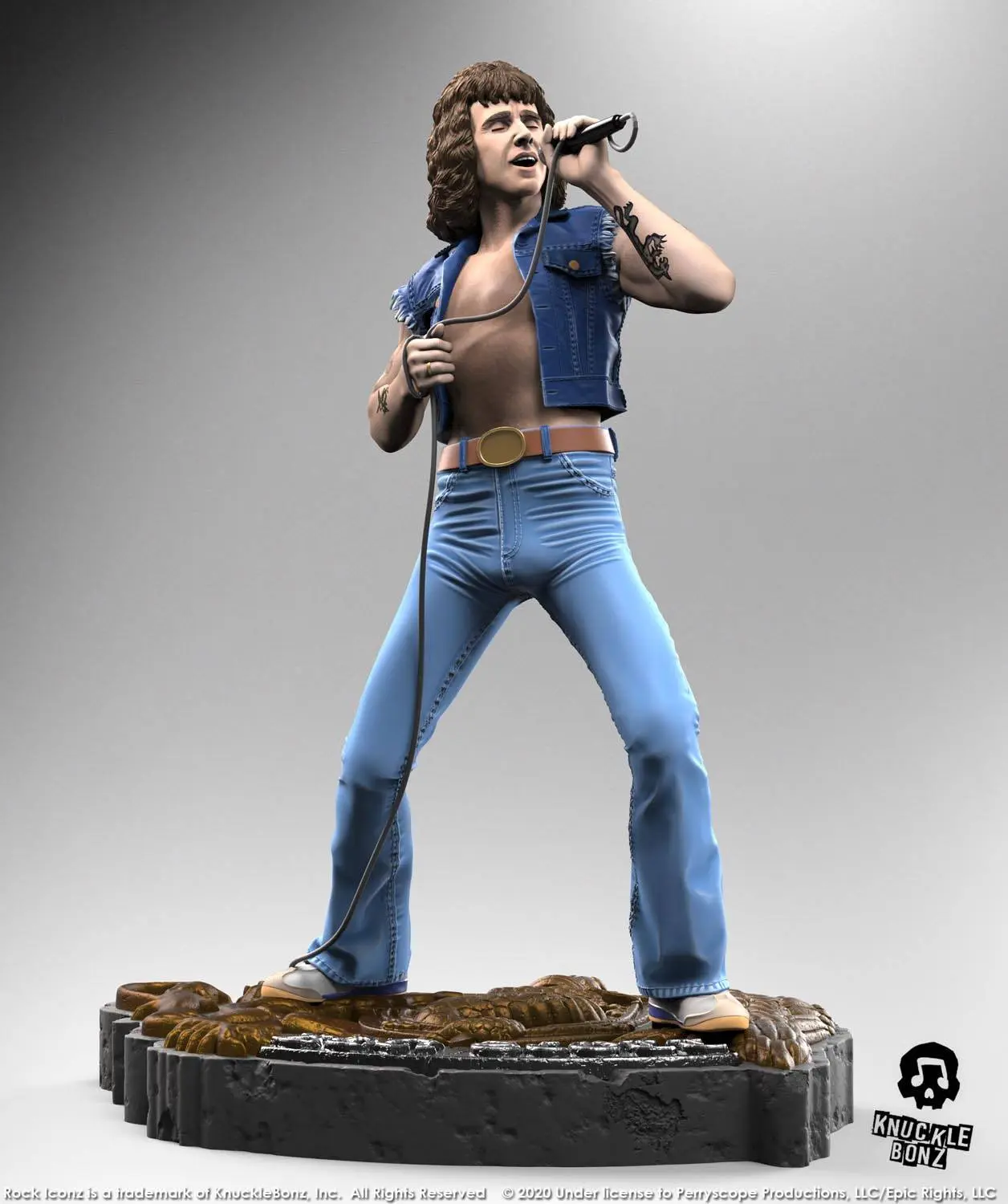 Bon Scott Rock Iconz Statue Bon Scott Limited Edition 22 cm Produktfoto