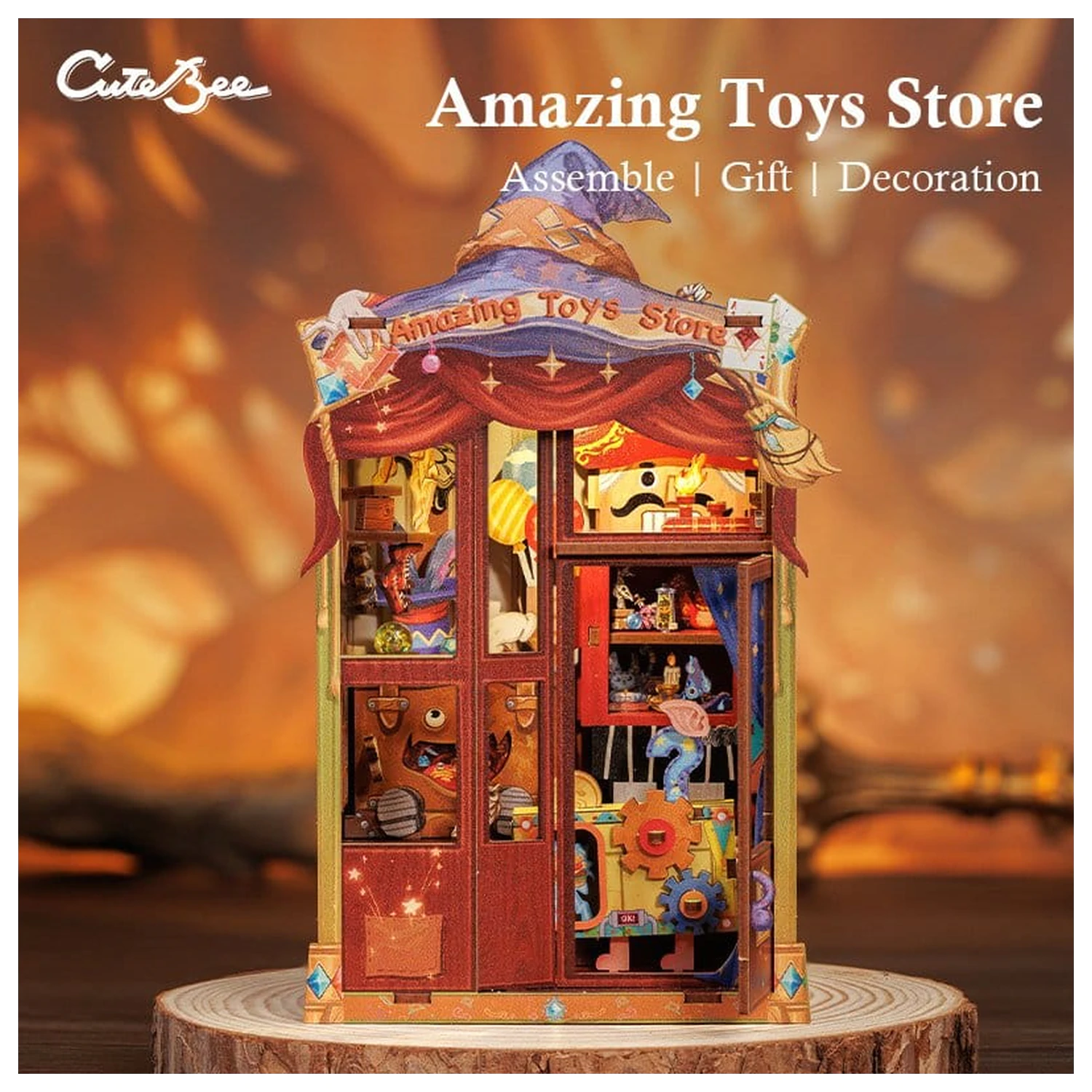 Book Nook Amazing Toy Store 17 x 12 cm Produktfoto