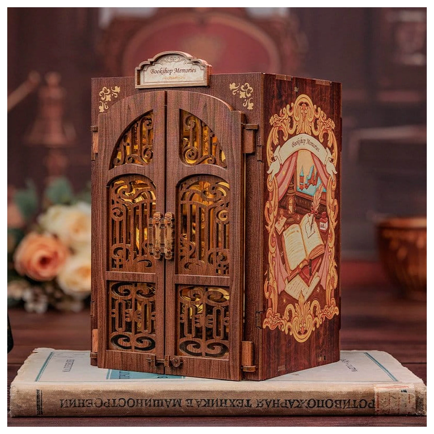 Book Nook Buchhandlung Erinnerungen 17 x 10 cm Produktfoto