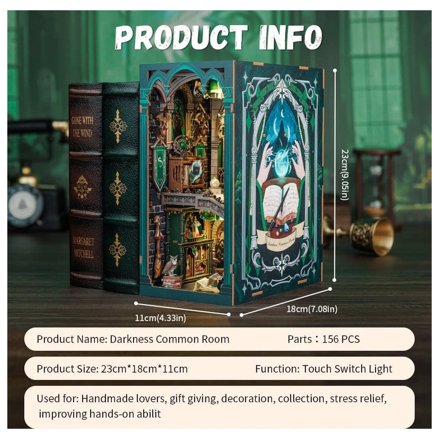 Book Nook Darkness Common Room 23 x 11 cm Produktfoto