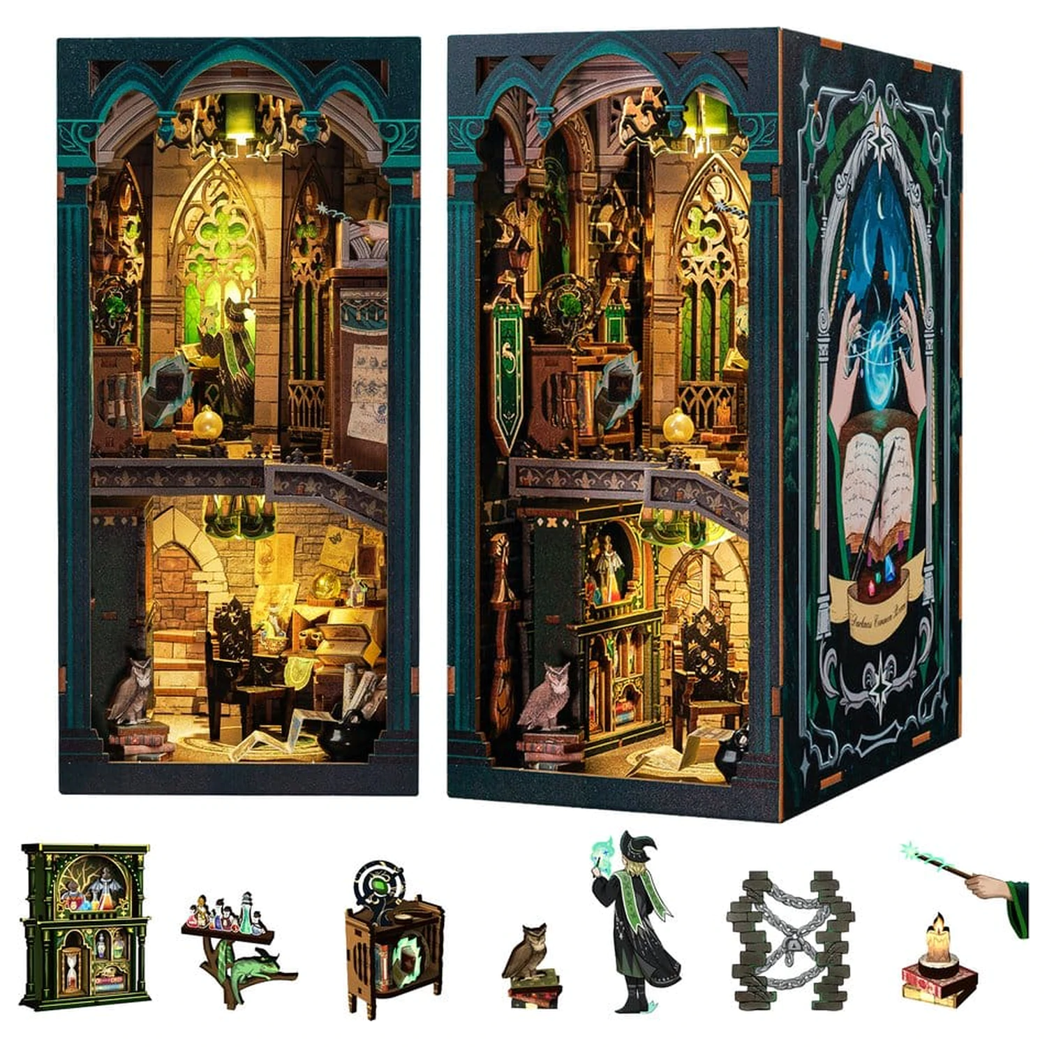 Book Nook Darkness Common Room 23 x 11 cm Produktfoto