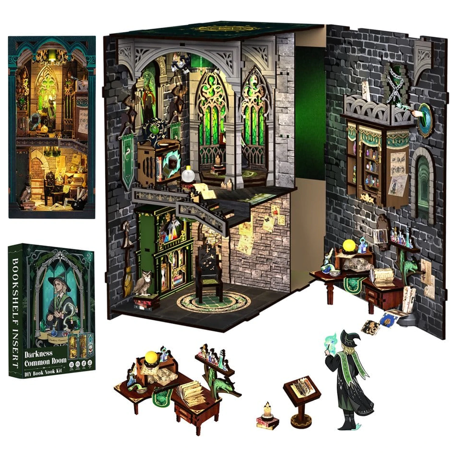 Book Nook Darkness Common Room 23 x 11 cm Produktfoto