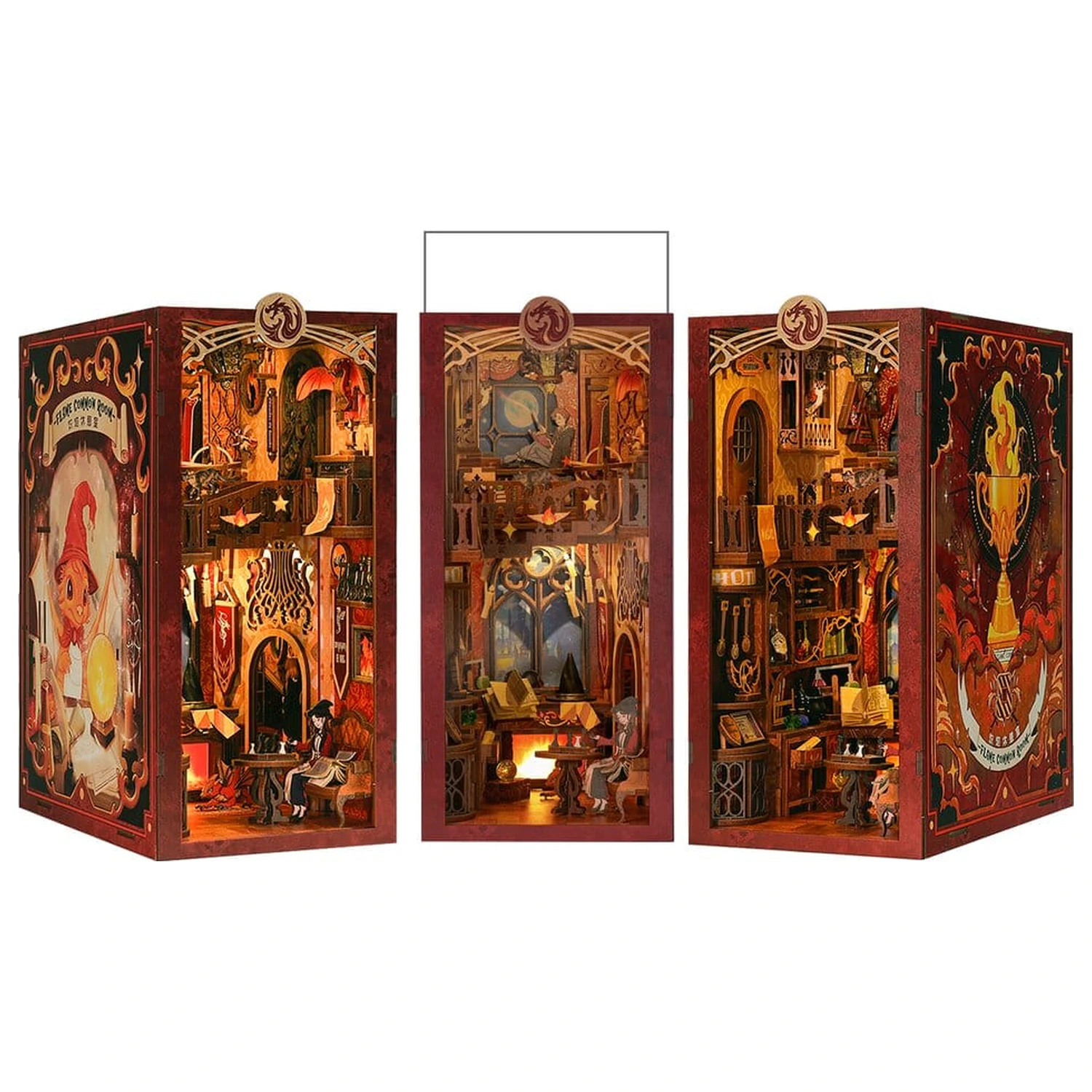 Book Nook Flame Common Room 23 x 11 Zentimeter Produktfoto