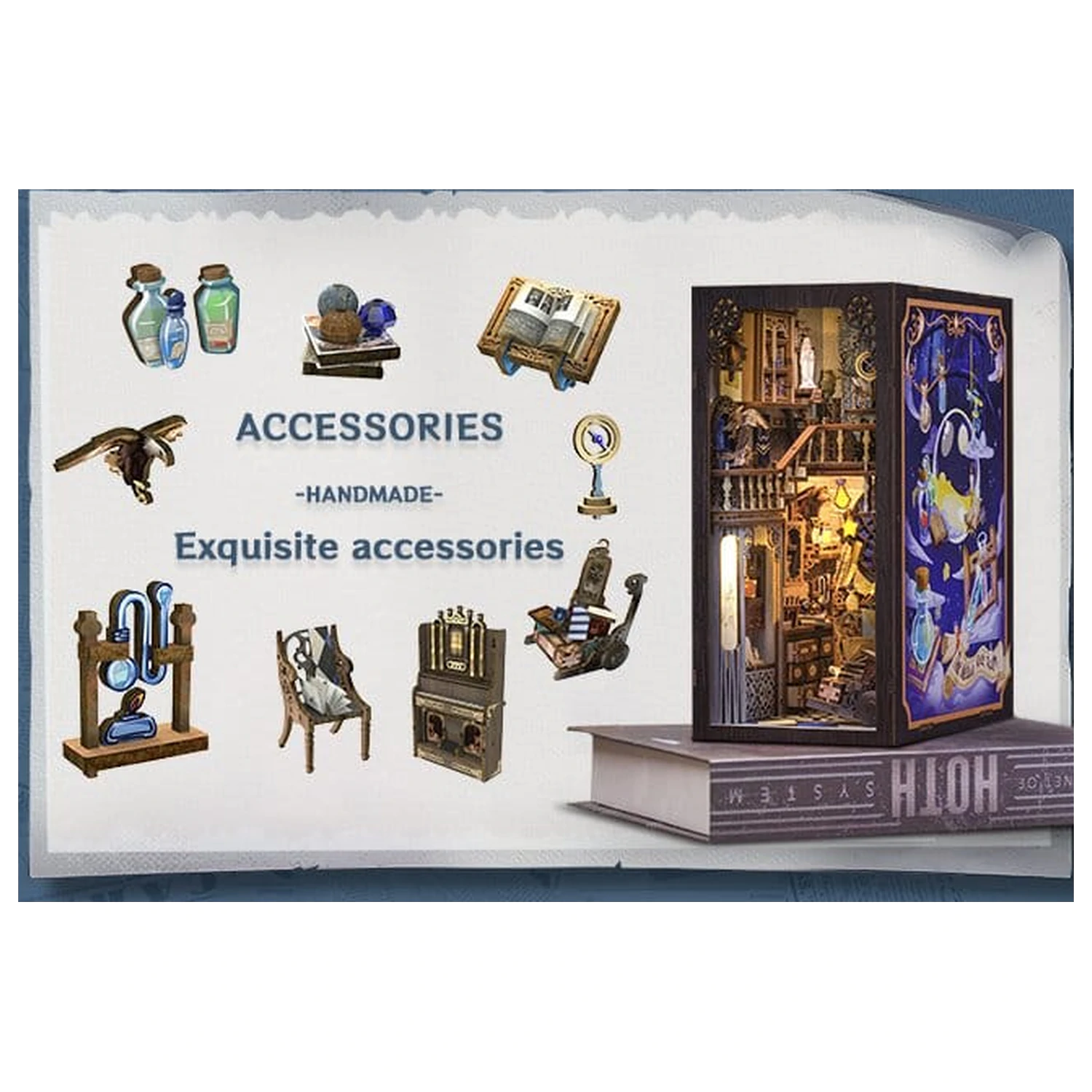 Book Nook Nebula Common Room 23 x 11 cm Produktfoto