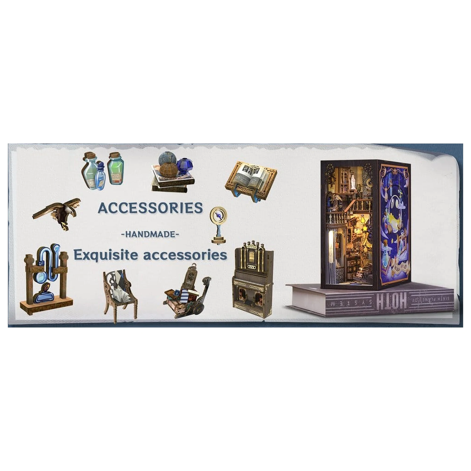 Book Nook Nebula Common Room 23 x 11 cm Produktfoto