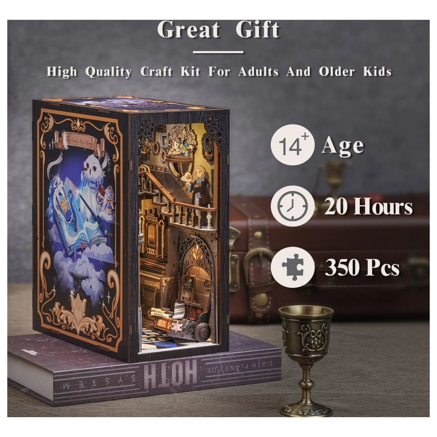 Book Nook Nebula Common Room 23 x 11 cm Produktfoto