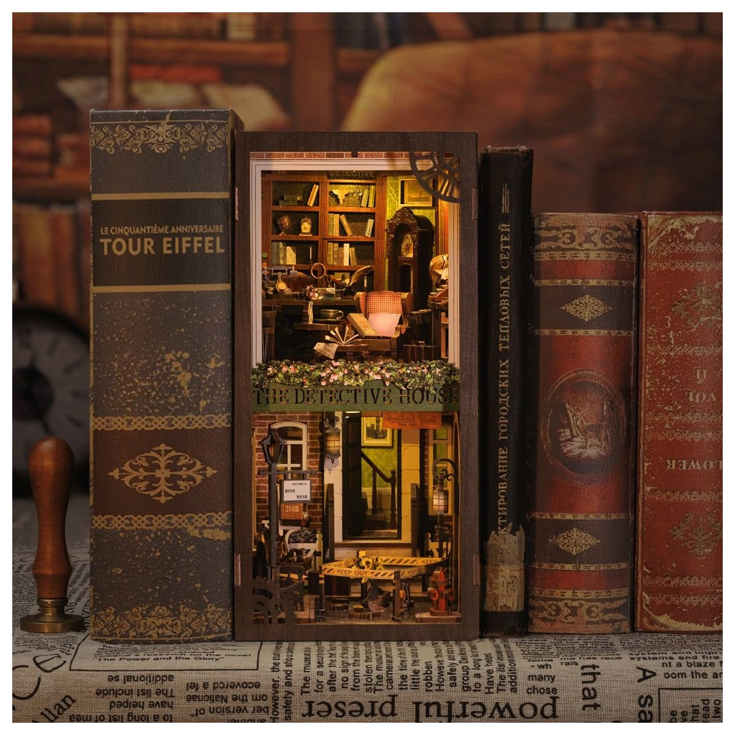 Book Nook Rose Detective Agency 23 x 11 cm Produktfoto