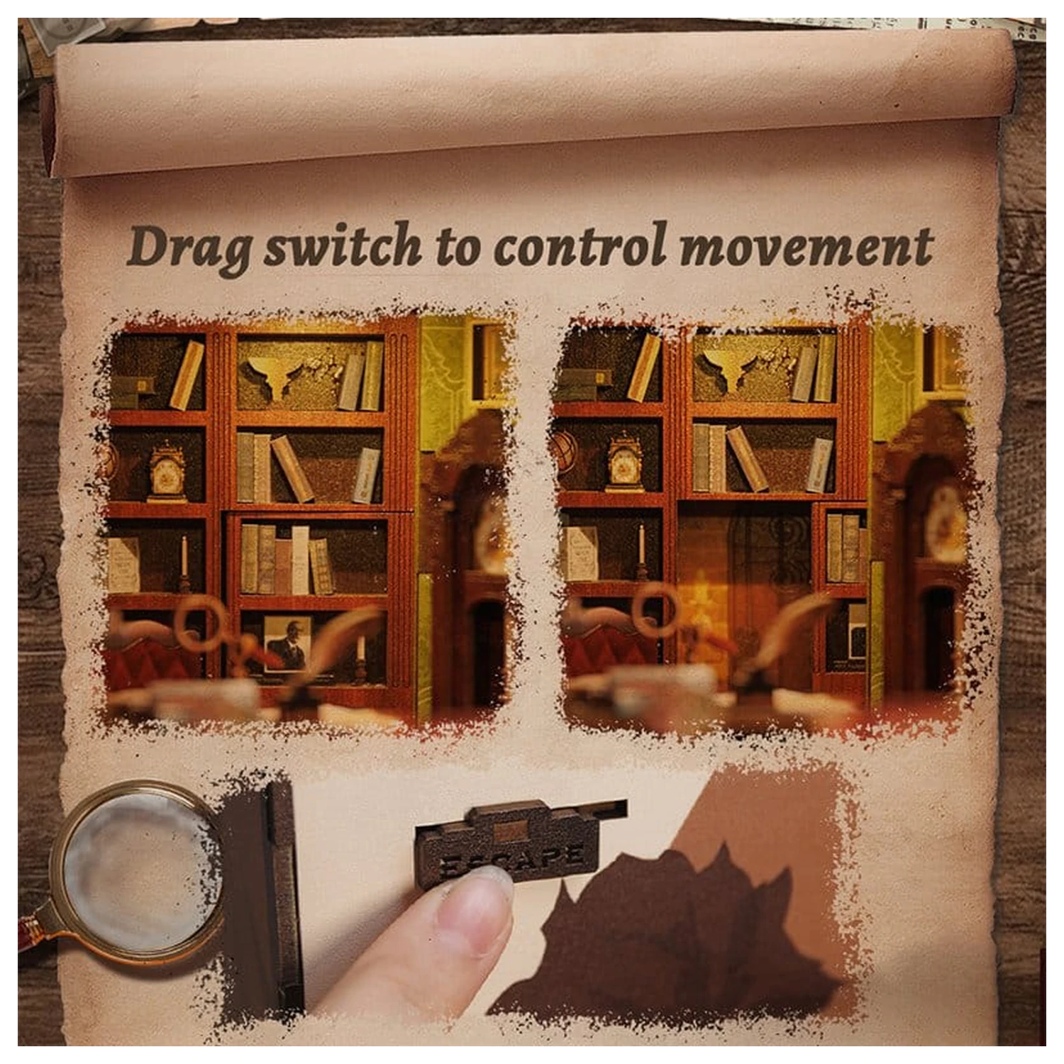 Book Nook Rose Detective Agency 23 x 11 cm Produktfoto