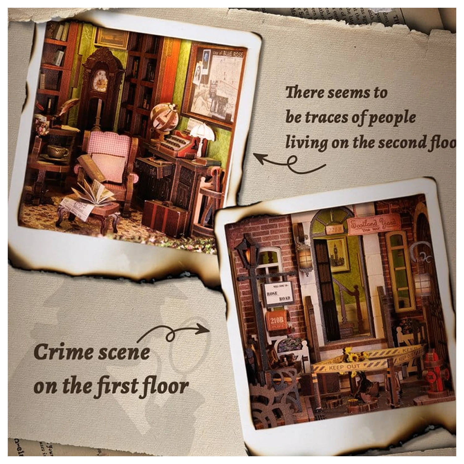 Book Nook Rose Detective Agency 23 x 11 cm Produktfoto