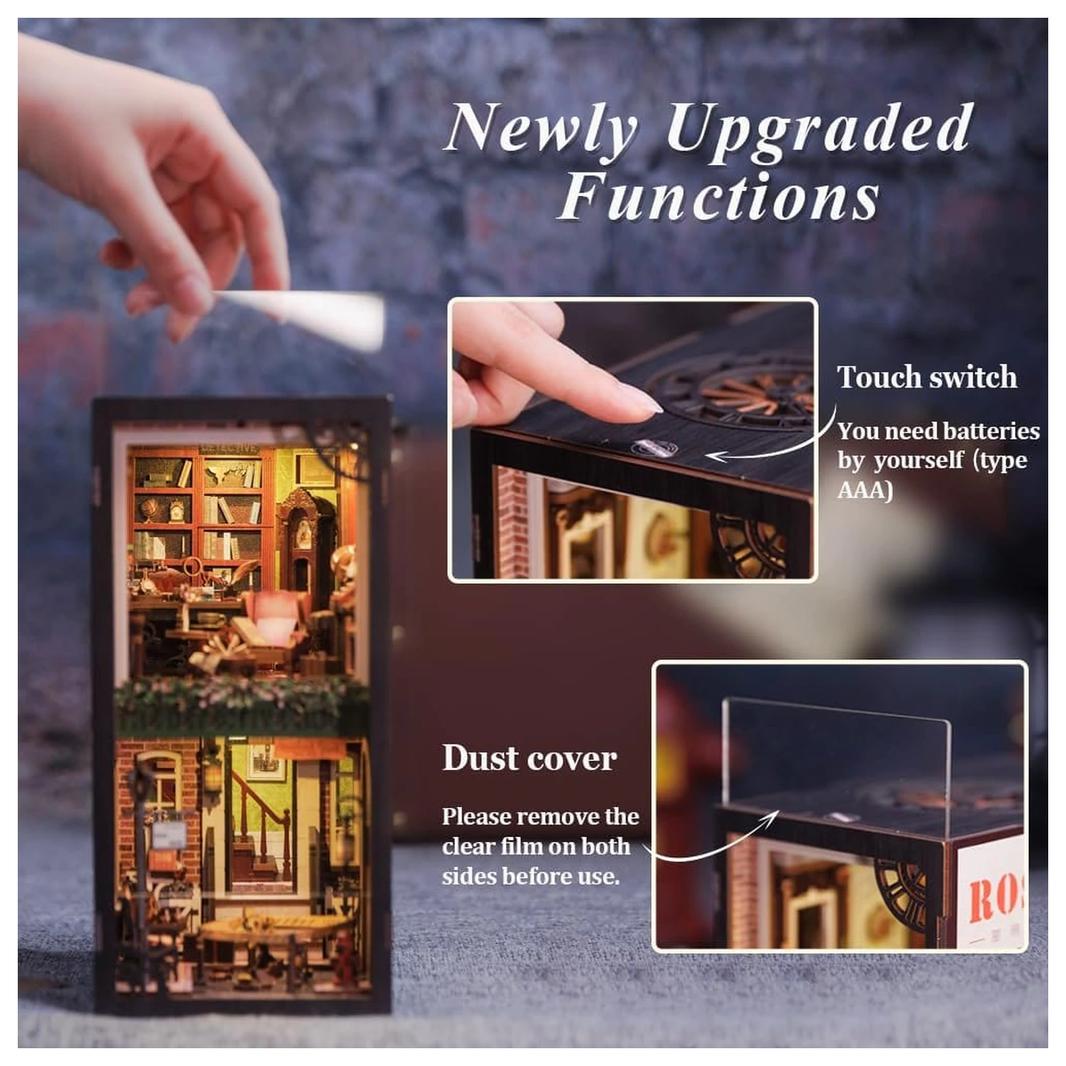 Book Nook Rose Detective Agency 23 x 11 cm Produktfoto