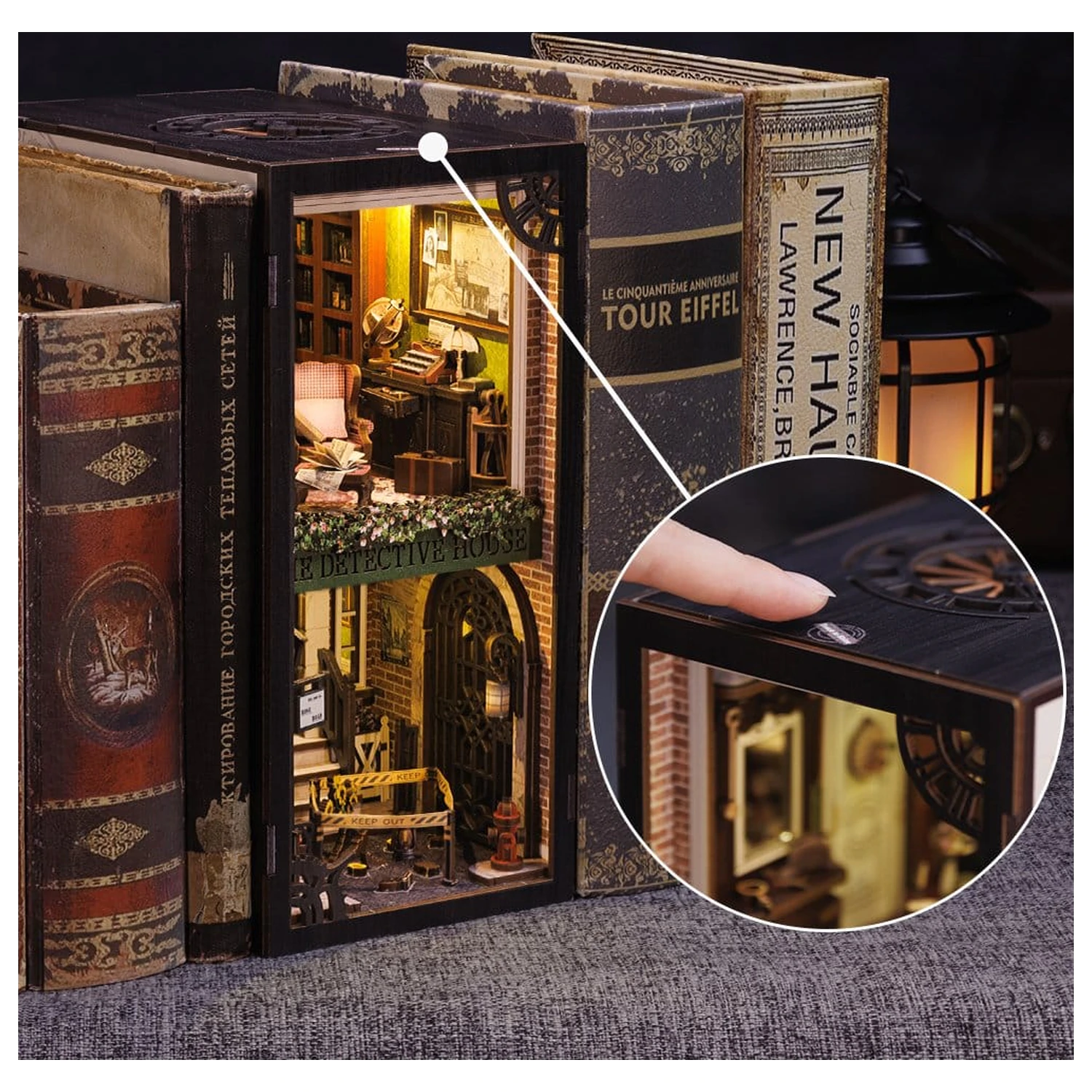 Book Nook Rose Detective Agency 23 x 11 cm Produktfoto