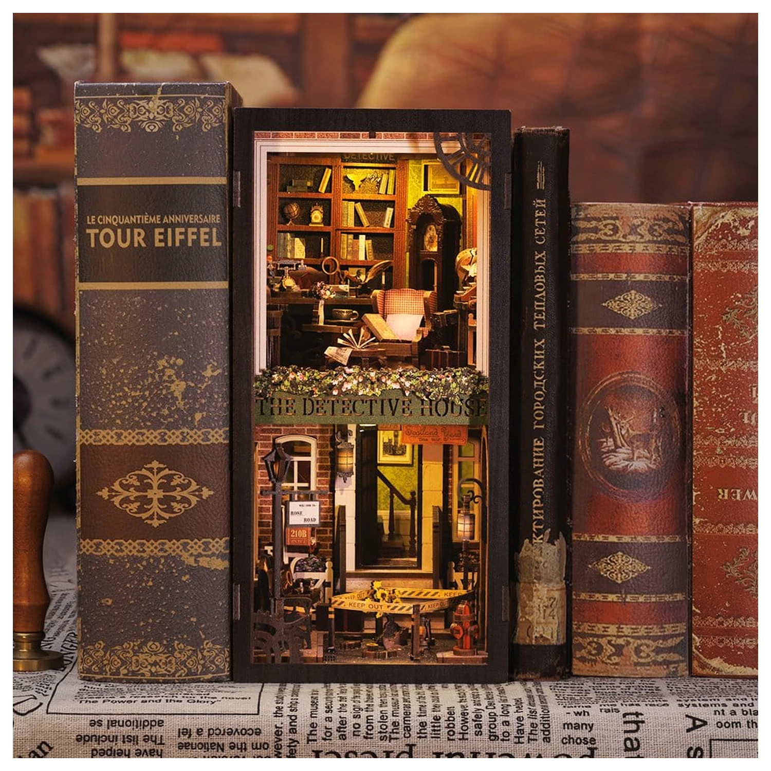 Book Nook Rose Detective Agency 23 x 11 cm Produktfoto