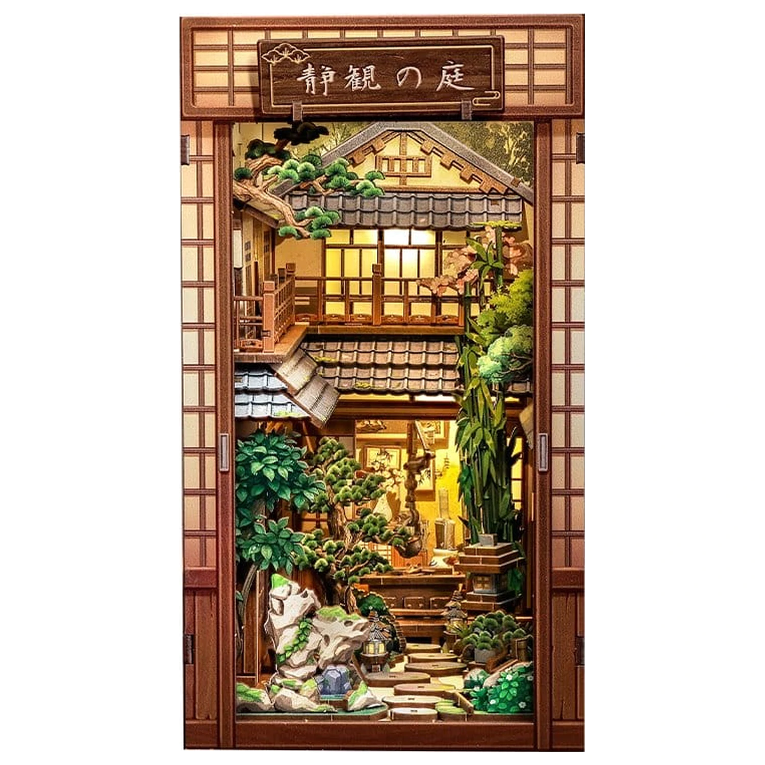 Book Nook Serene Courtyard 22 x 12 cm Produktfoto