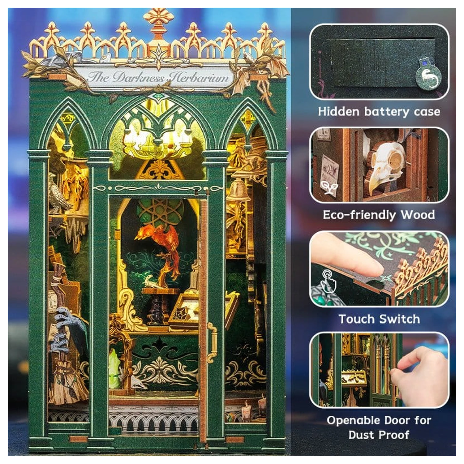 Book Nook The Darkness Herbarium 17 x 12 Zentimeter Produktfoto