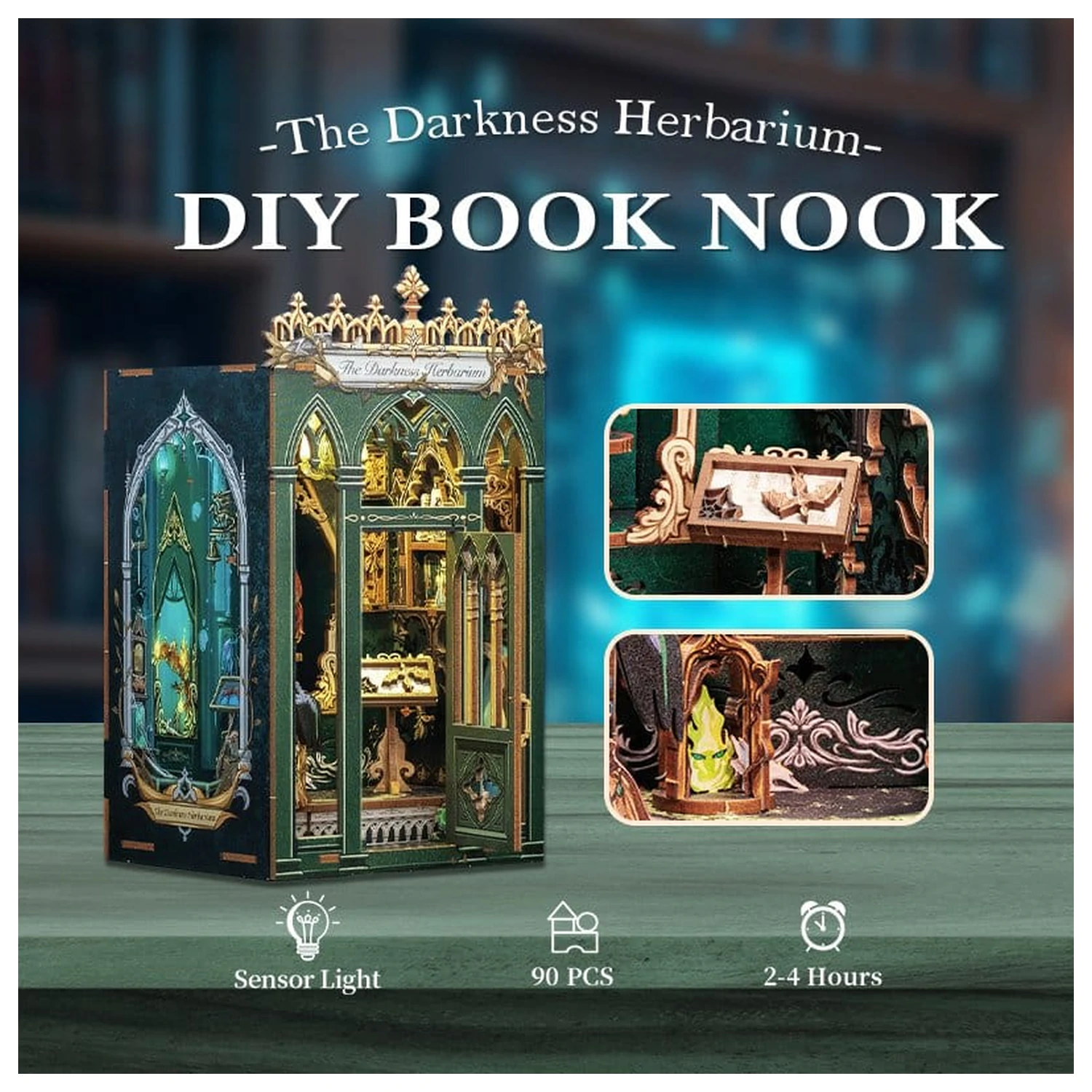 Book Nook The Darkness Herbarium 17 x 12 Zentimeter Produktfoto