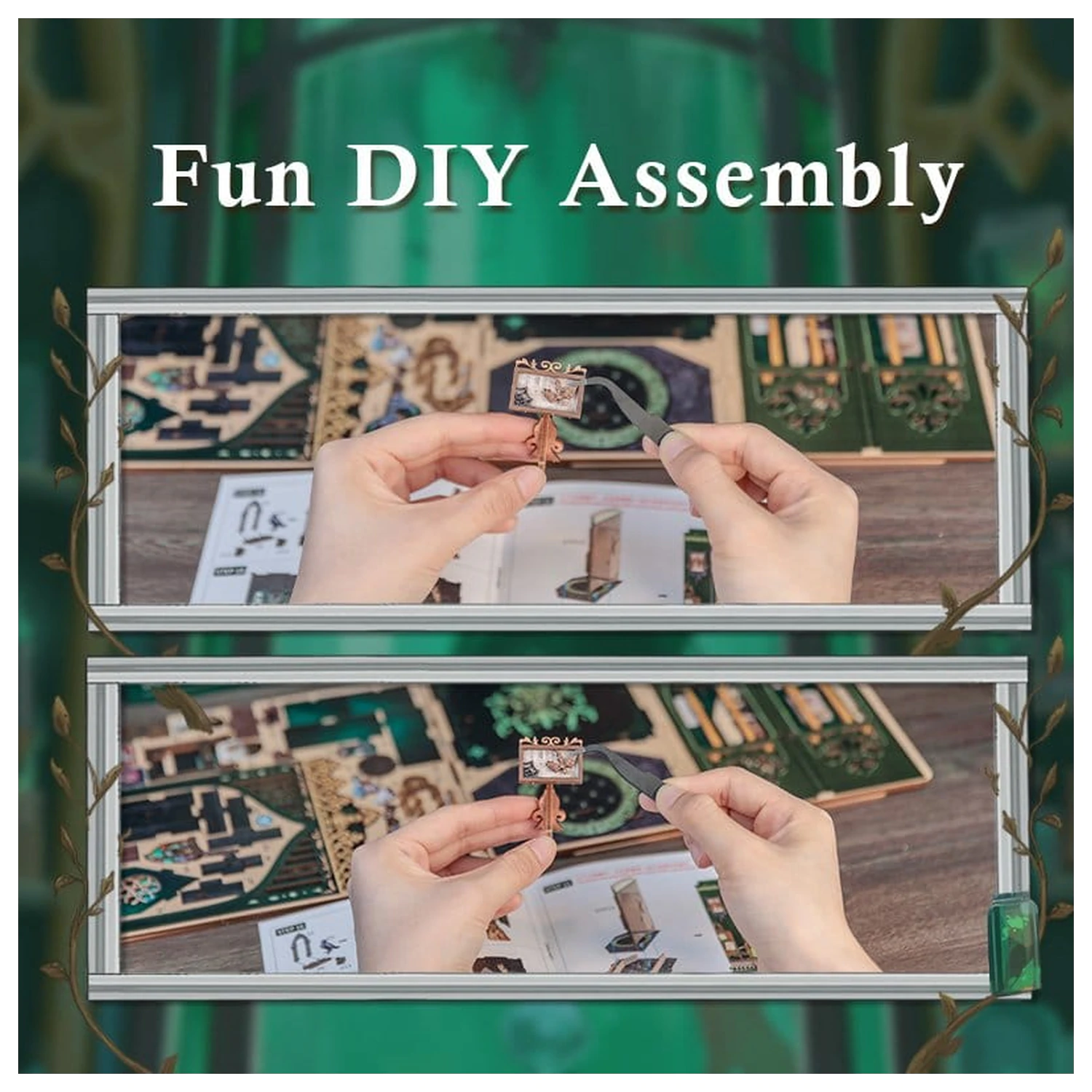 Book Nook The Darkness Herbarium 17 x 12 Zentimeter Produktfoto