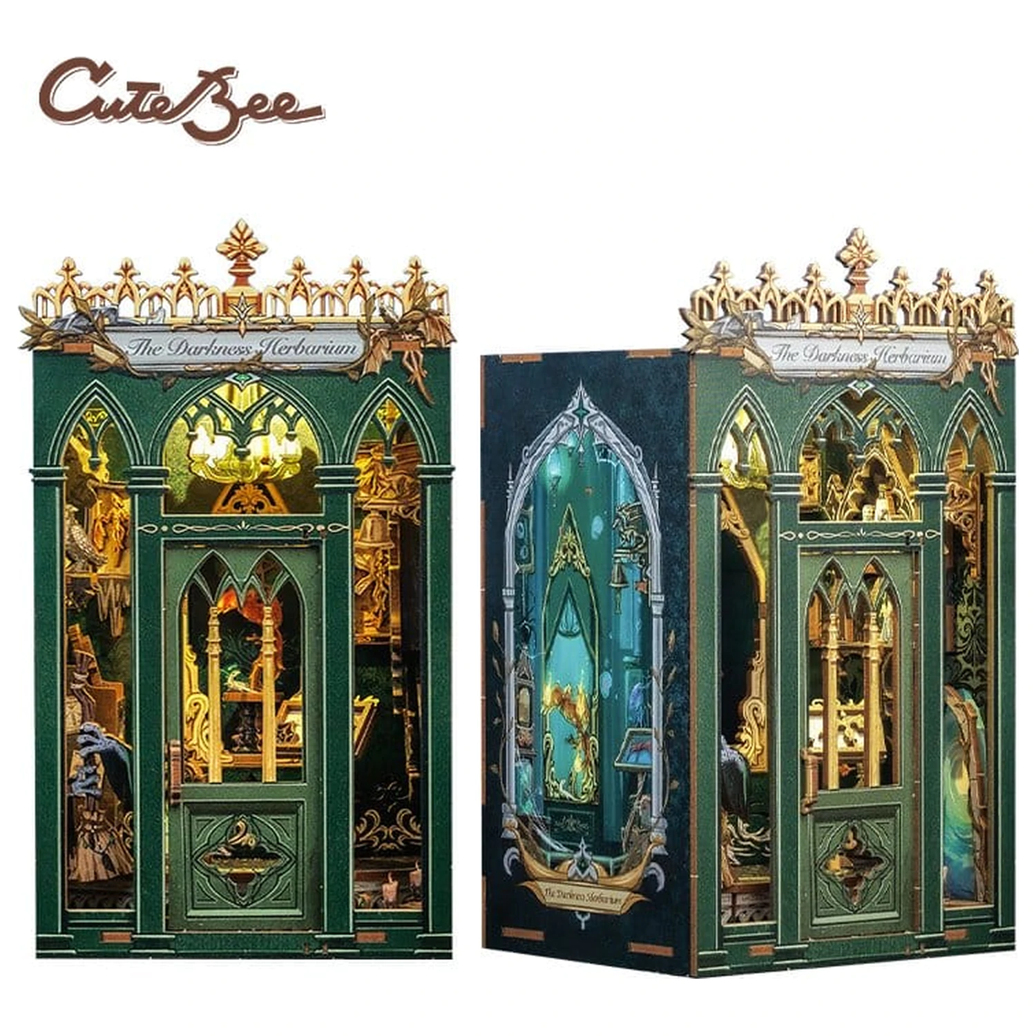 Book Nook The Darkness Herbarium 17 x 12 Zentimeter Produktfoto