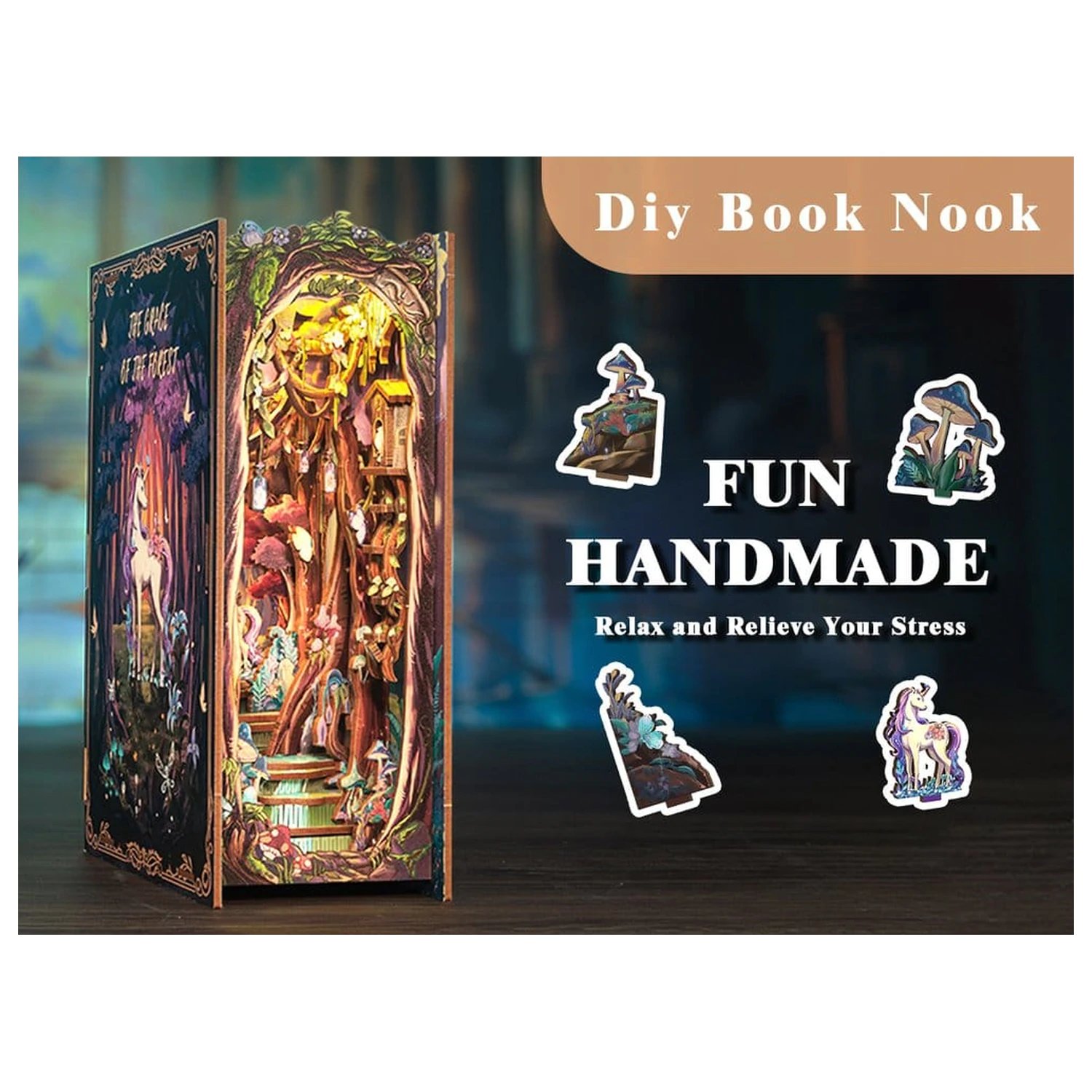 Book Nook Die Anmut des Waldes 22 x 8 cm Produktfoto