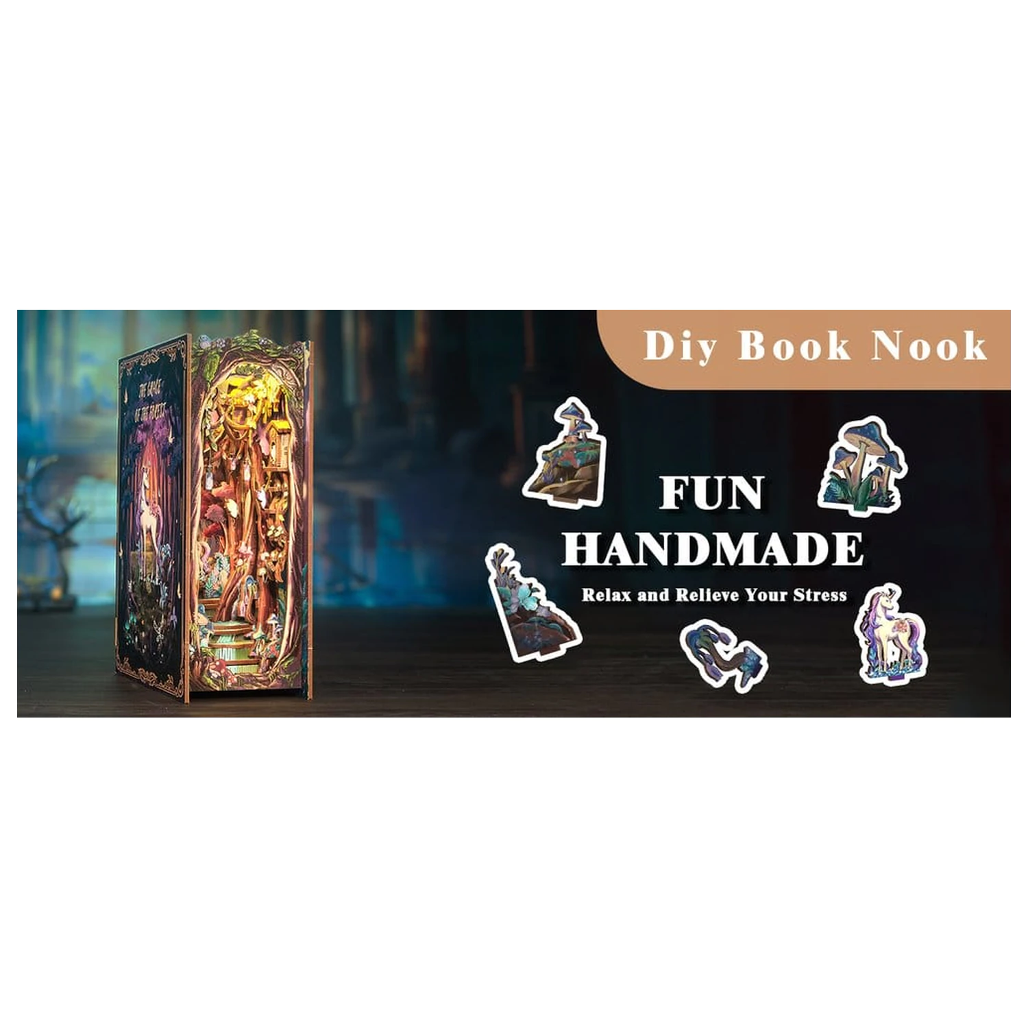 Book Nook Die Anmut des Waldes 22 x 8 cm Produktfoto