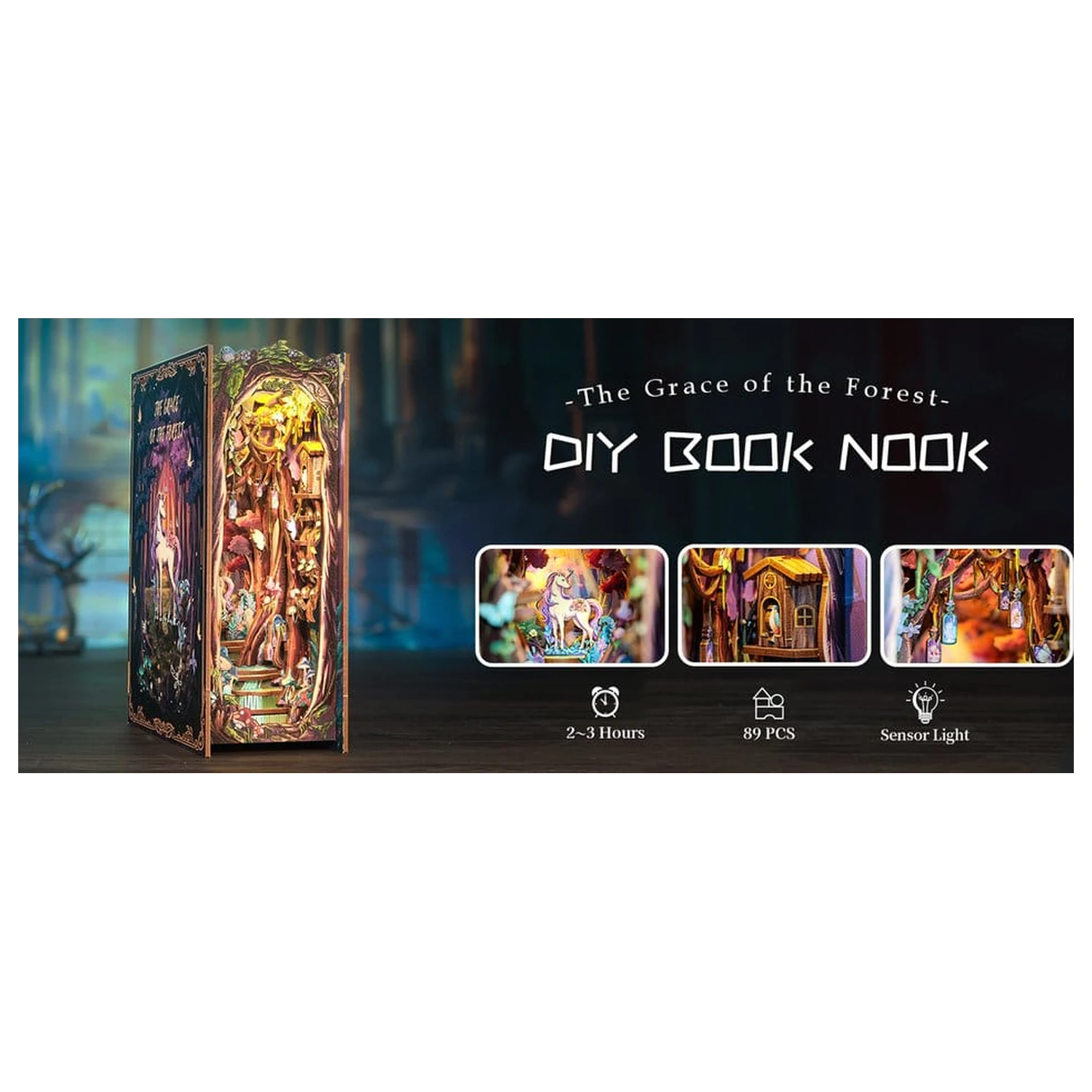 Book Nook Die Anmut des Waldes 22 x 8 cm Produktfoto