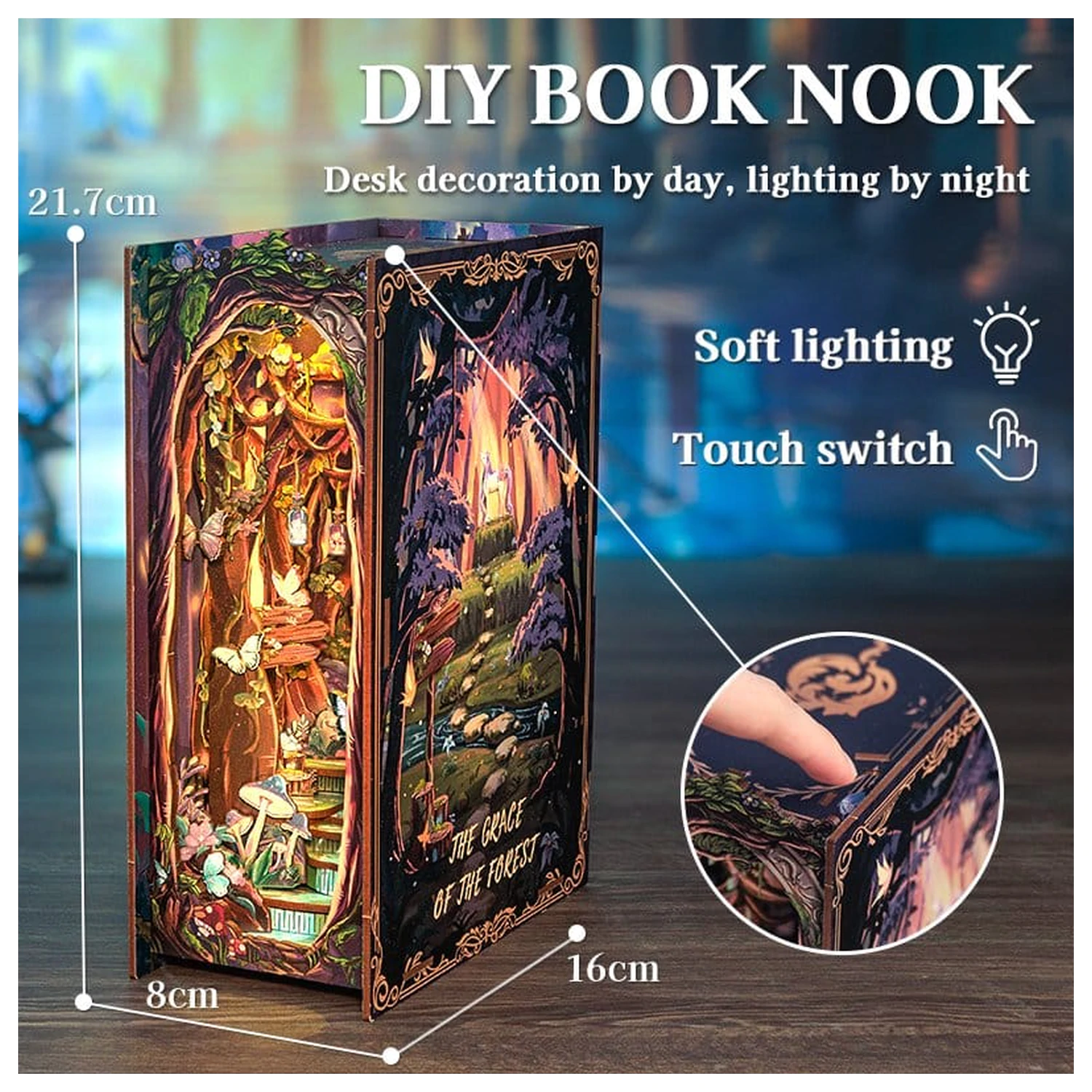 Book Nook Die Anmut des Waldes 22 x 8 cm Produktfoto