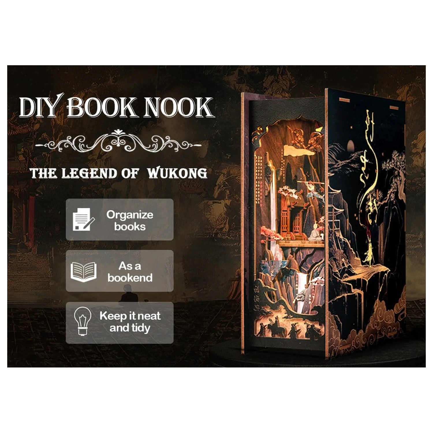 Book Nook The Legend of Wukong 22 x 8 cm Produktfoto