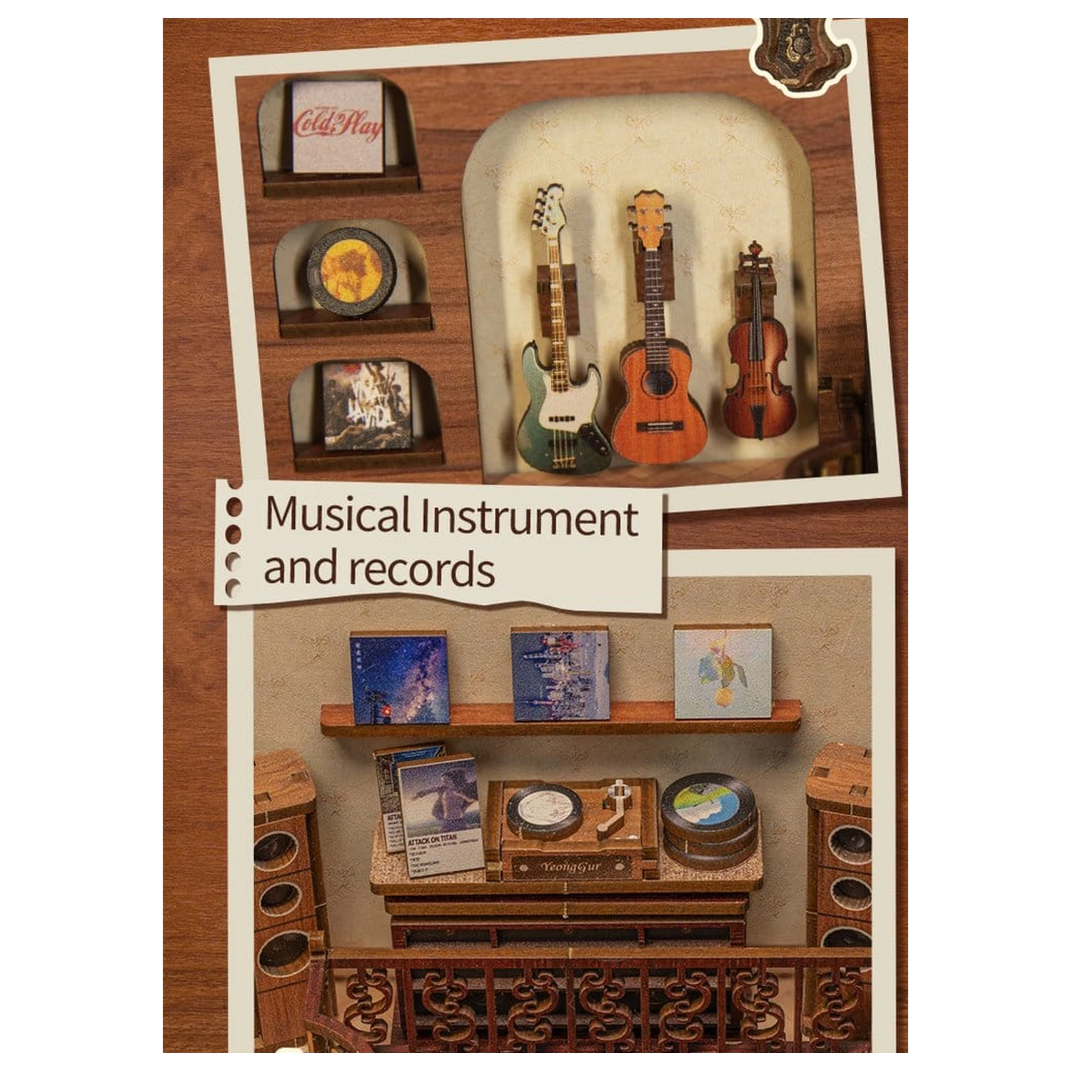 Book Nook The Secret Rhythm 23 x 11 cm Produktfoto