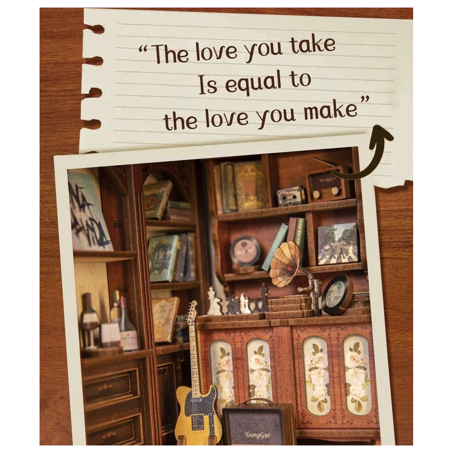 Book Nook The Secret Rhythm 23 x 11 cm Produktfoto