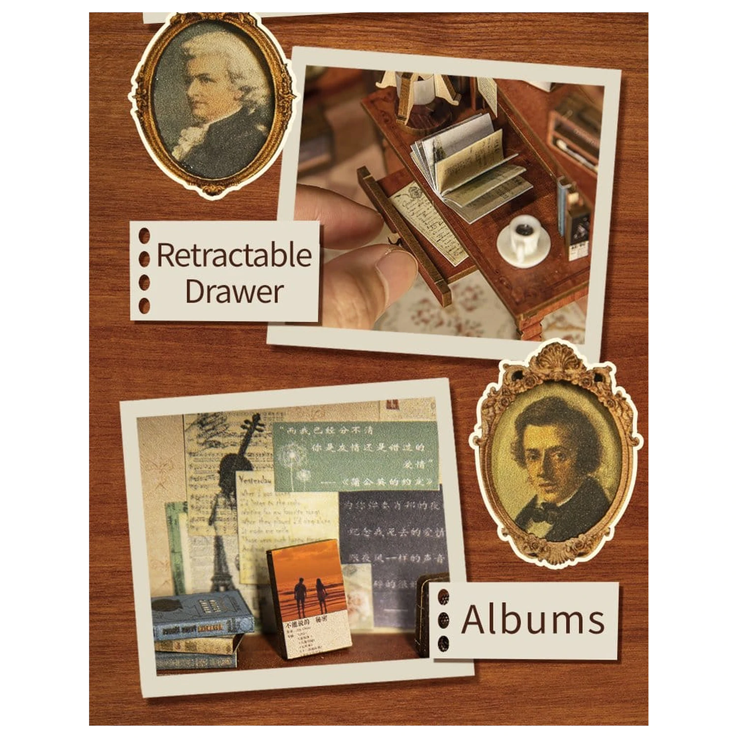 Book Nook The Secret Rhythm 23 x 11 cm Produktfoto