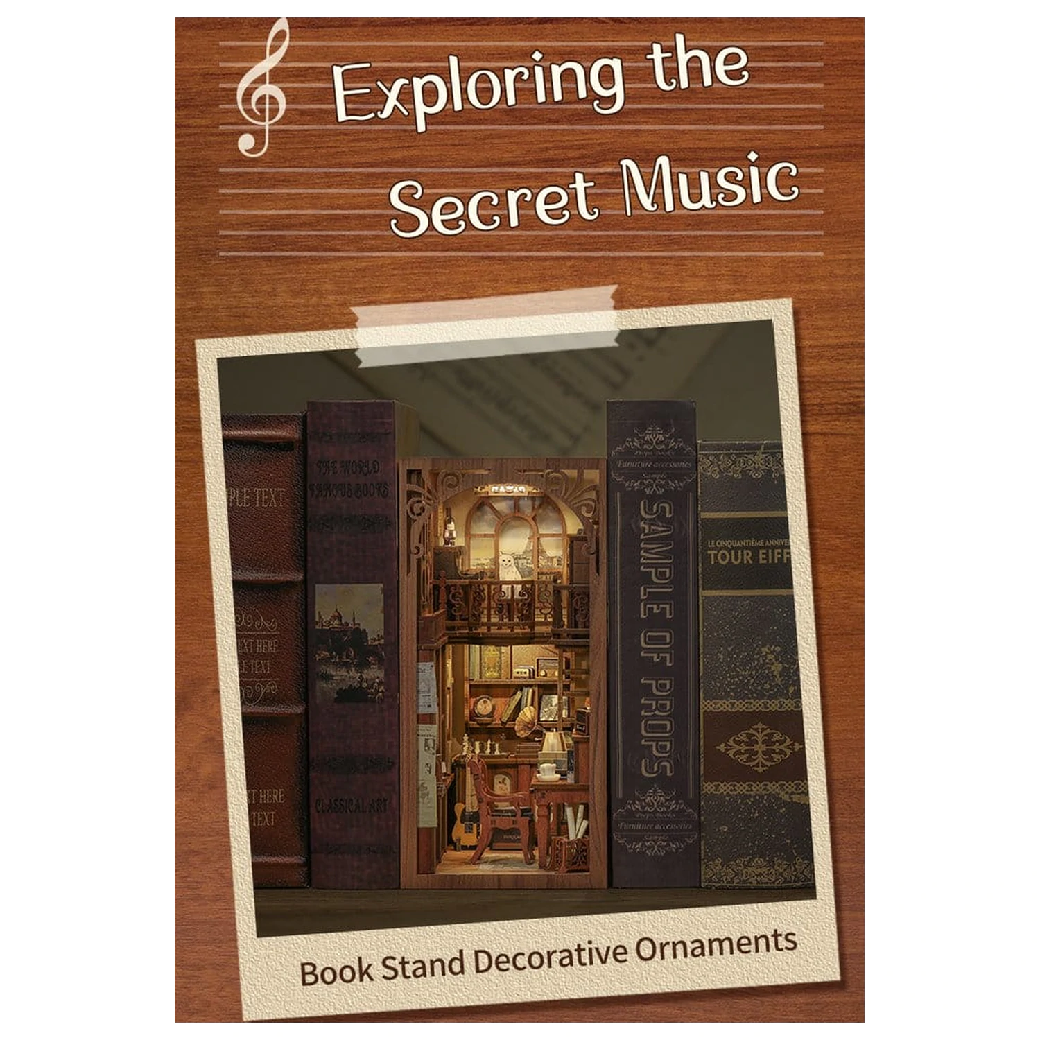 Book Nook The Secret Rhythm 23 x 11 cm Produktfoto