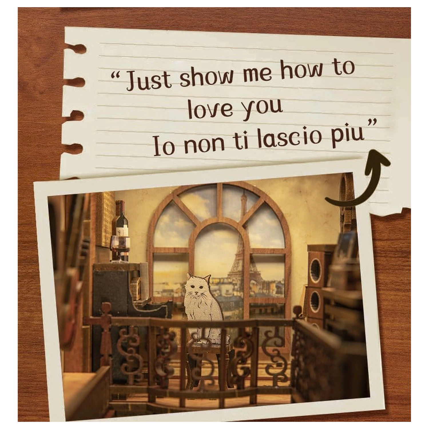 Book Nook The Secret Rhythm 23 x 11 cm Produktfoto