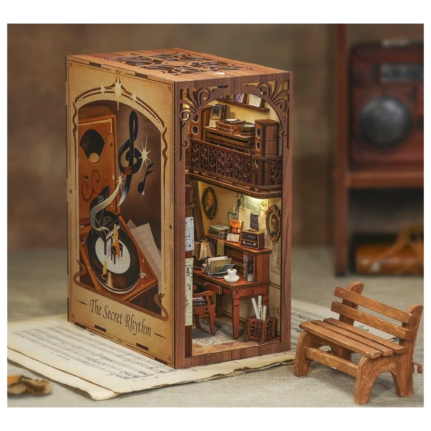 Book Nook The Secret Rhythm 23 x 11 cm Produktfoto