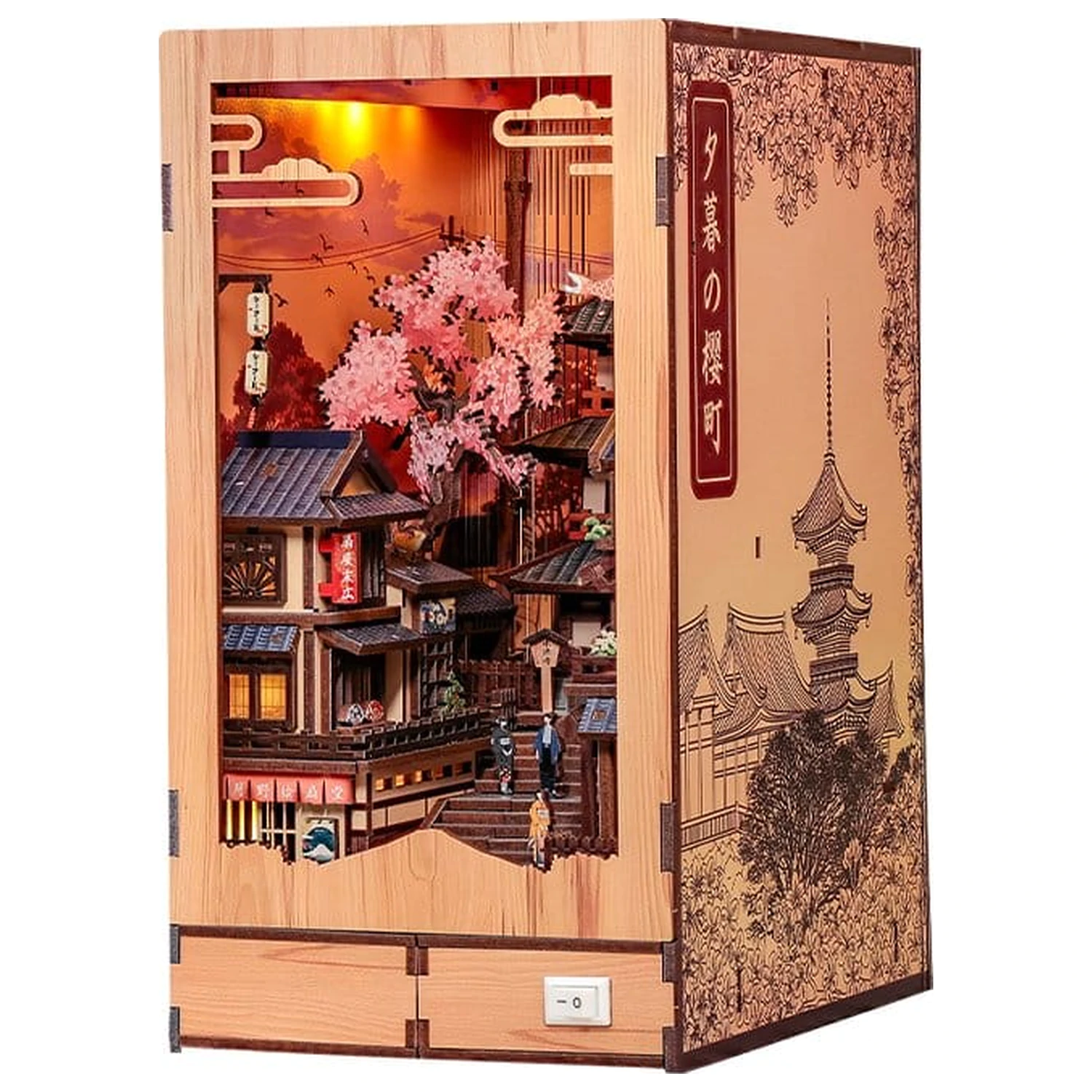 Book Nook Twilight Sakura Pfad 23 x 12 cm Produktfoto