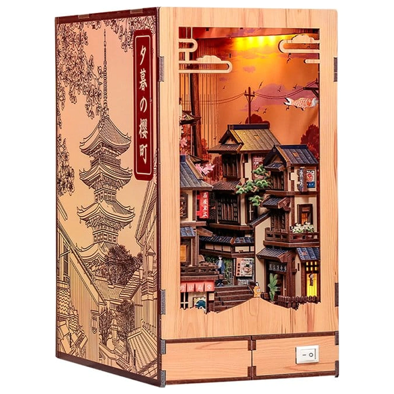 Book Nook Twilight Sakura Pfad 23 x 12 cm Produktfoto