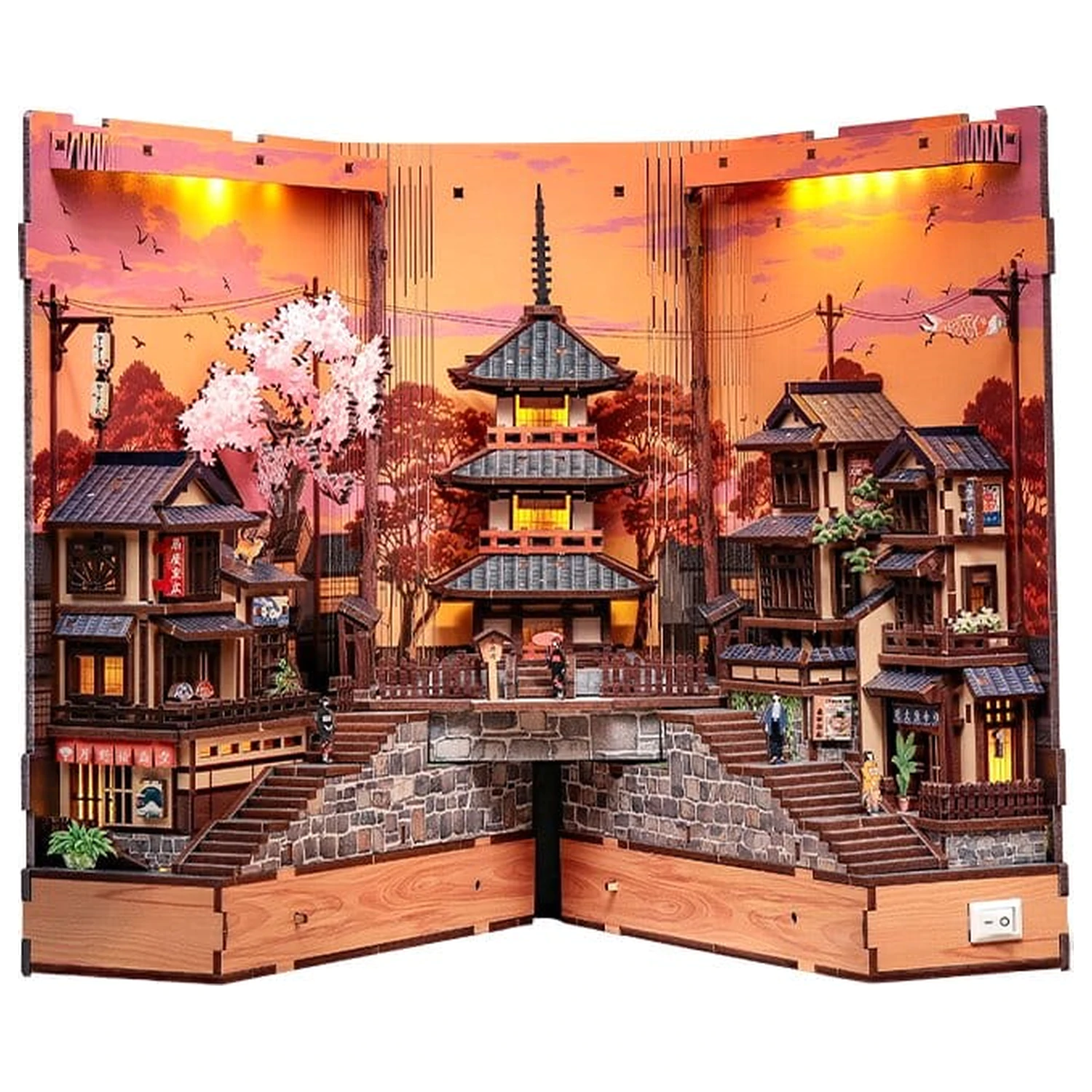 Book Nook Twilight Sakura Pfad 23 x 12 cm Produktfoto