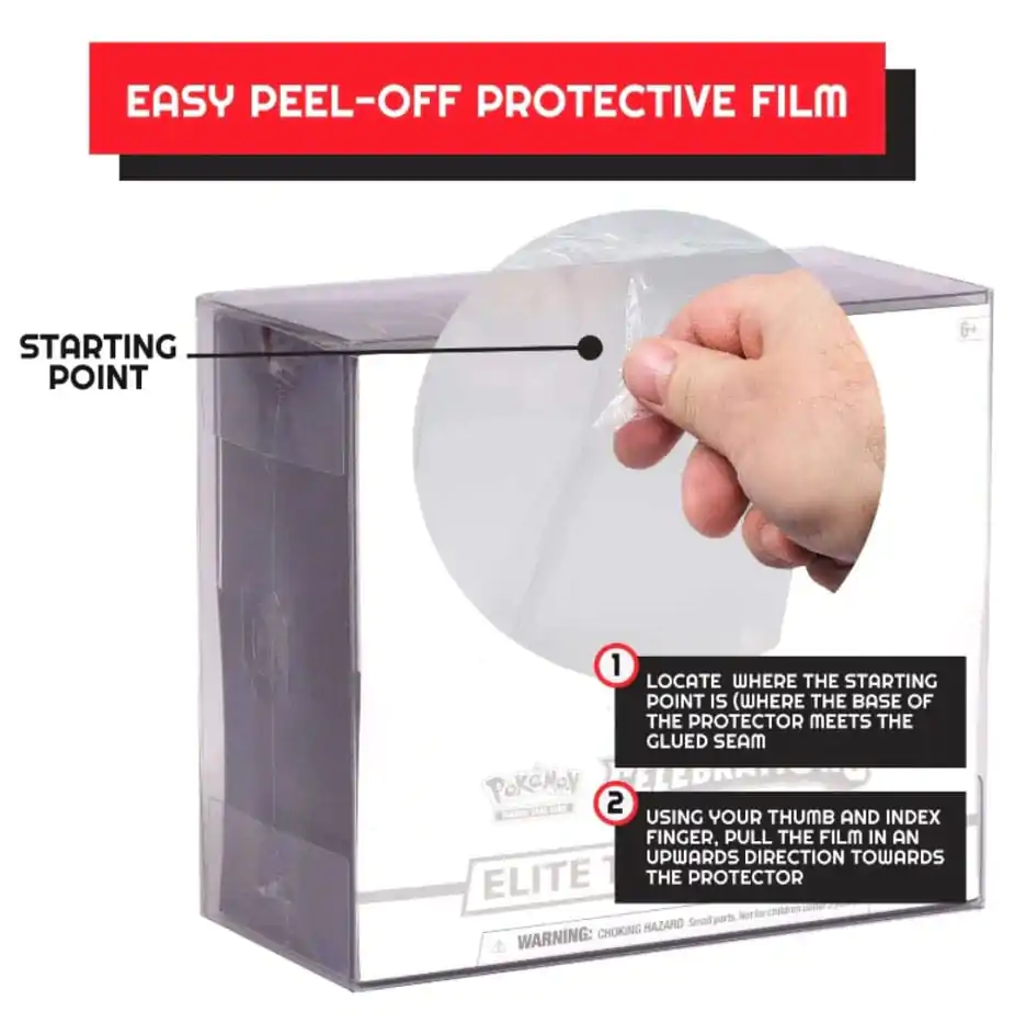PET Protektoren 5er-Pack für Booster Boxen / Elite Trainer Boxen Ver. 2 Produktfoto