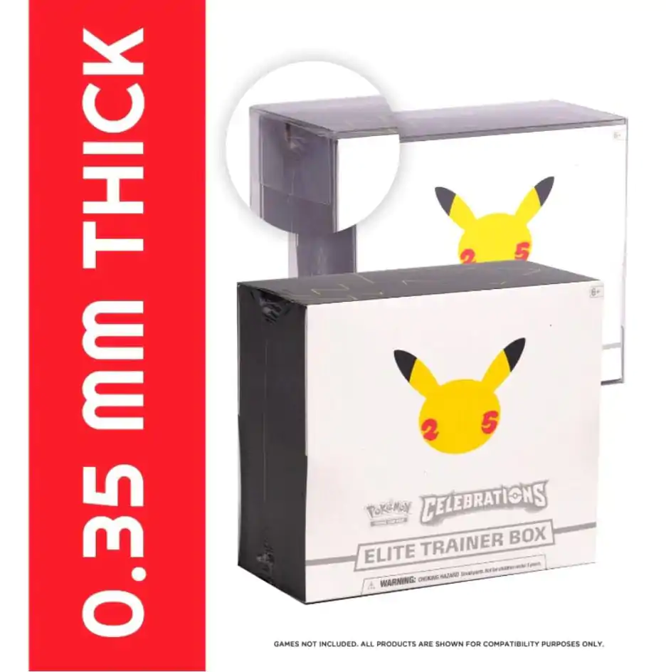 PET Protektoren 5er-Pack für Booster Boxen / Elite Trainer Boxen Ver. 2 Produktfoto