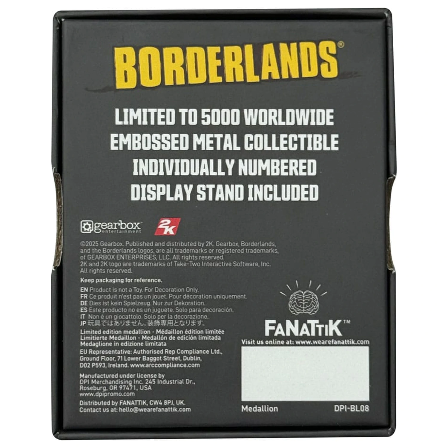 Borderlands Nachbildung 1/1 Bandit Maske Produktfoto