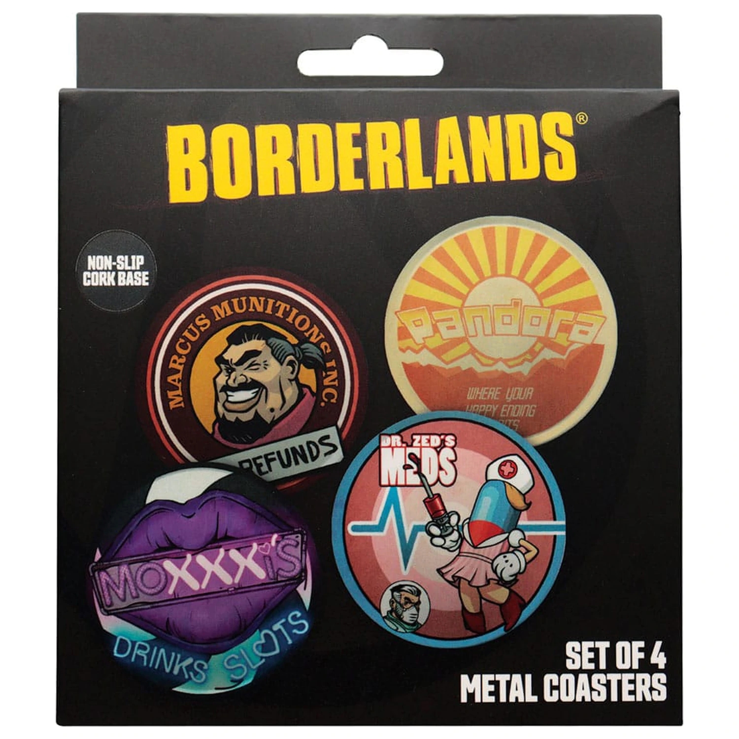 Borderlands Untersetzer 4er-Pack Produktfoto