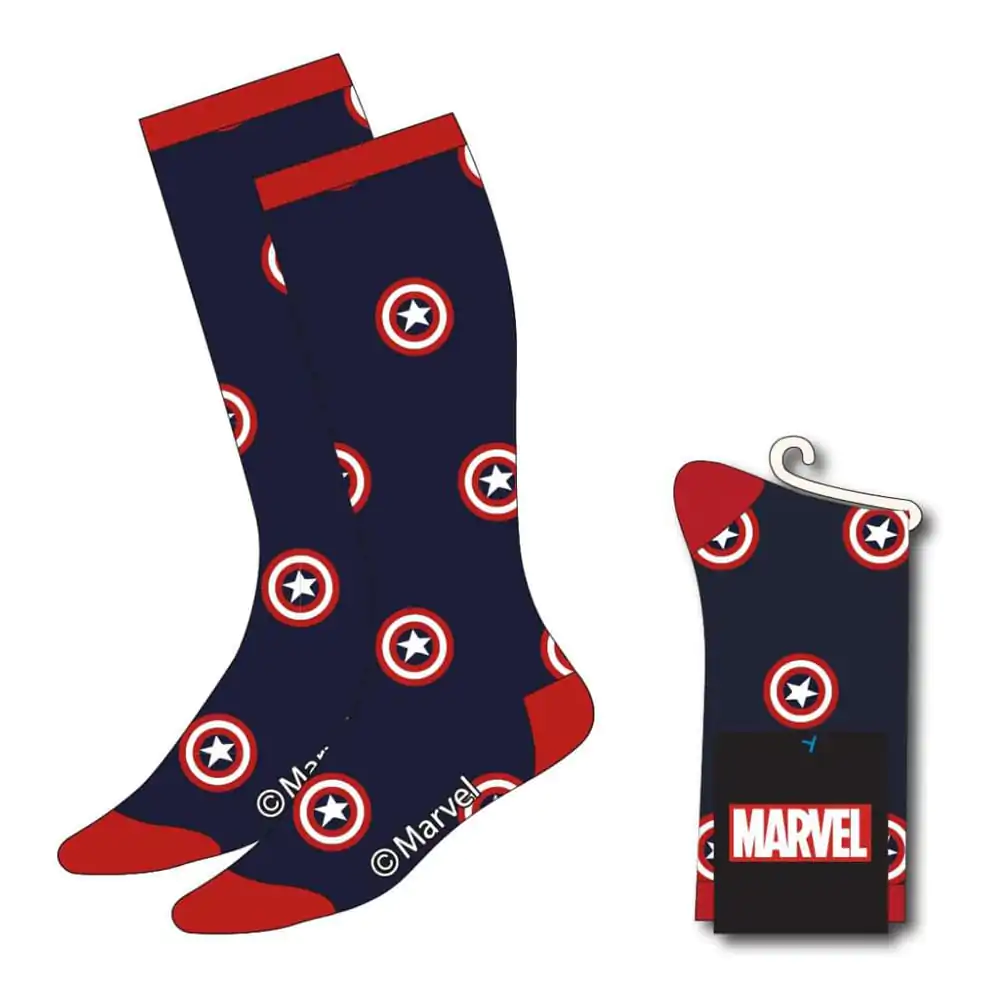 Avengers Socken Captain America Shield 38-45 Produktfoto