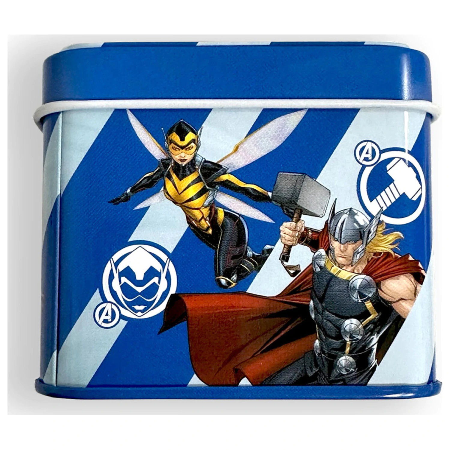 Avengers schwarze Mini Metall-Box 7,5 cm Produktfoto