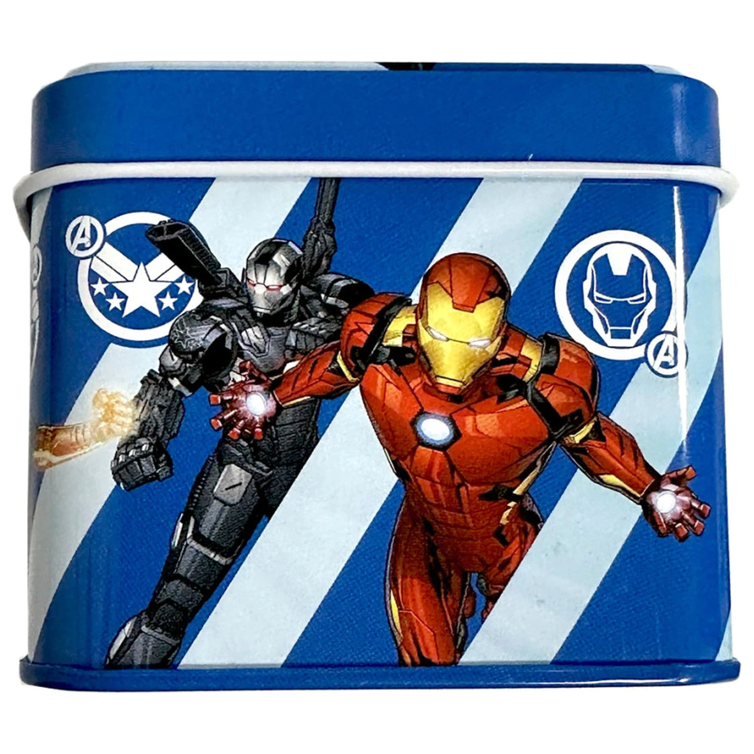 Avengers schwarze Mini Metall-Box 7,5 cm Produktfoto