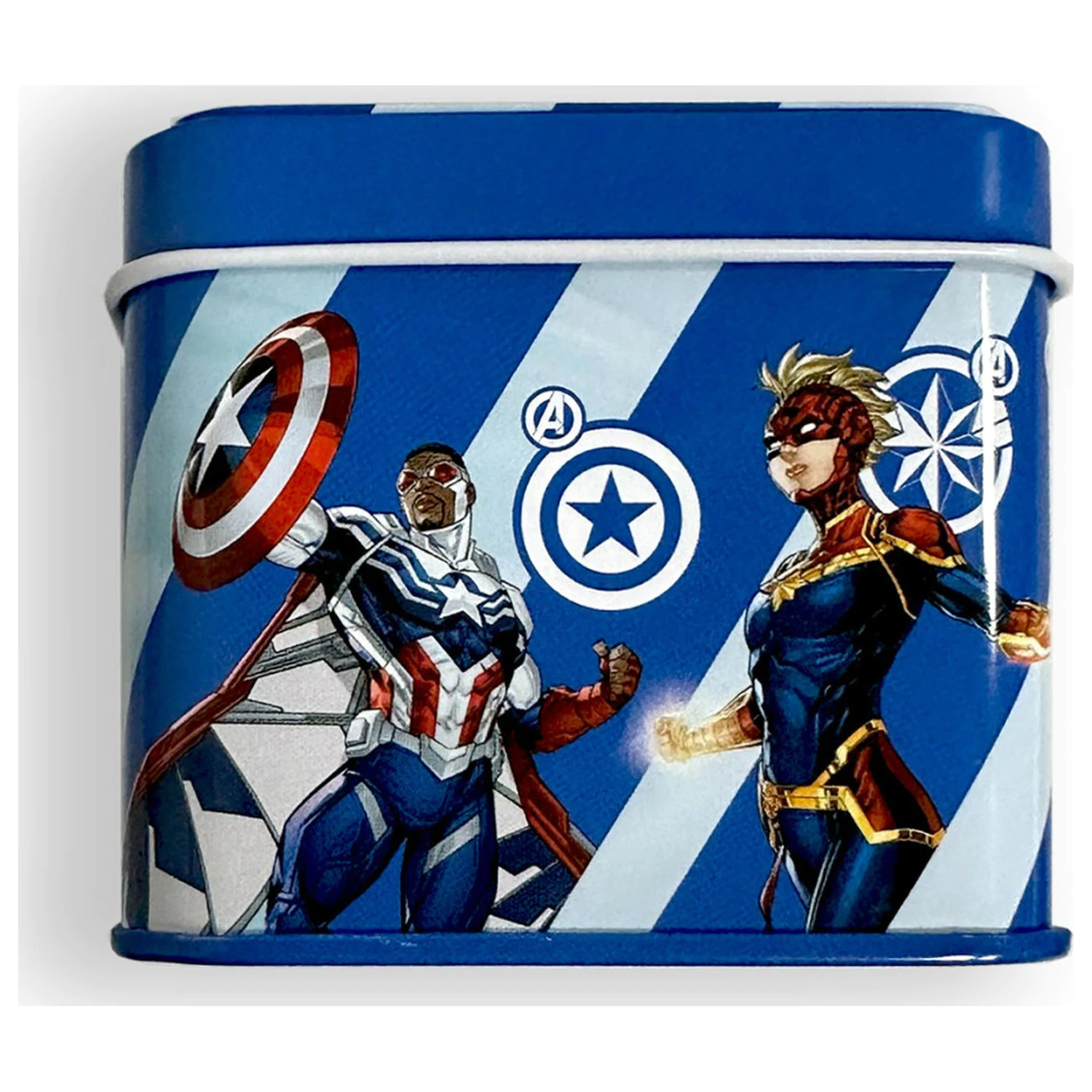 Avengers schwarze Mini Metall-Box 7,5 cm Produktfoto